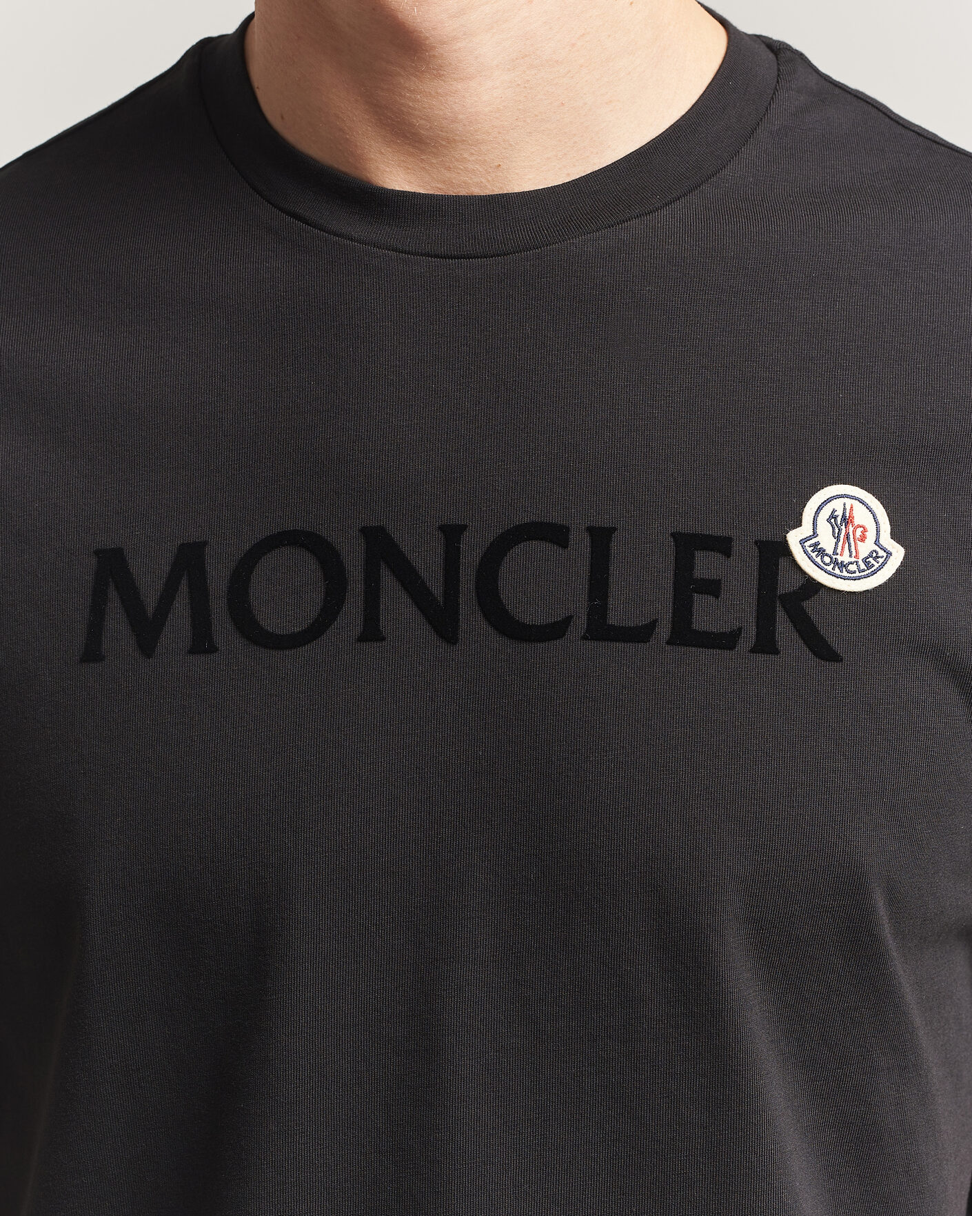 Herren | T-Shirts | Moncler | Lettering Logo T-Shirt Black