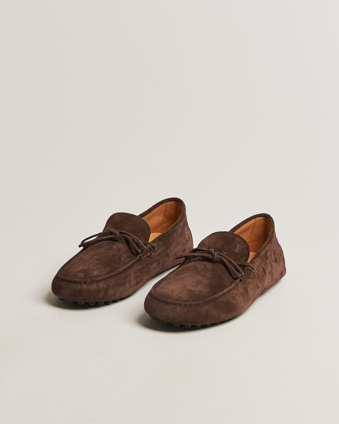 Herren | Mokassin | Tod's | Lacetto Gommino Carshoe Dark Brown Suede