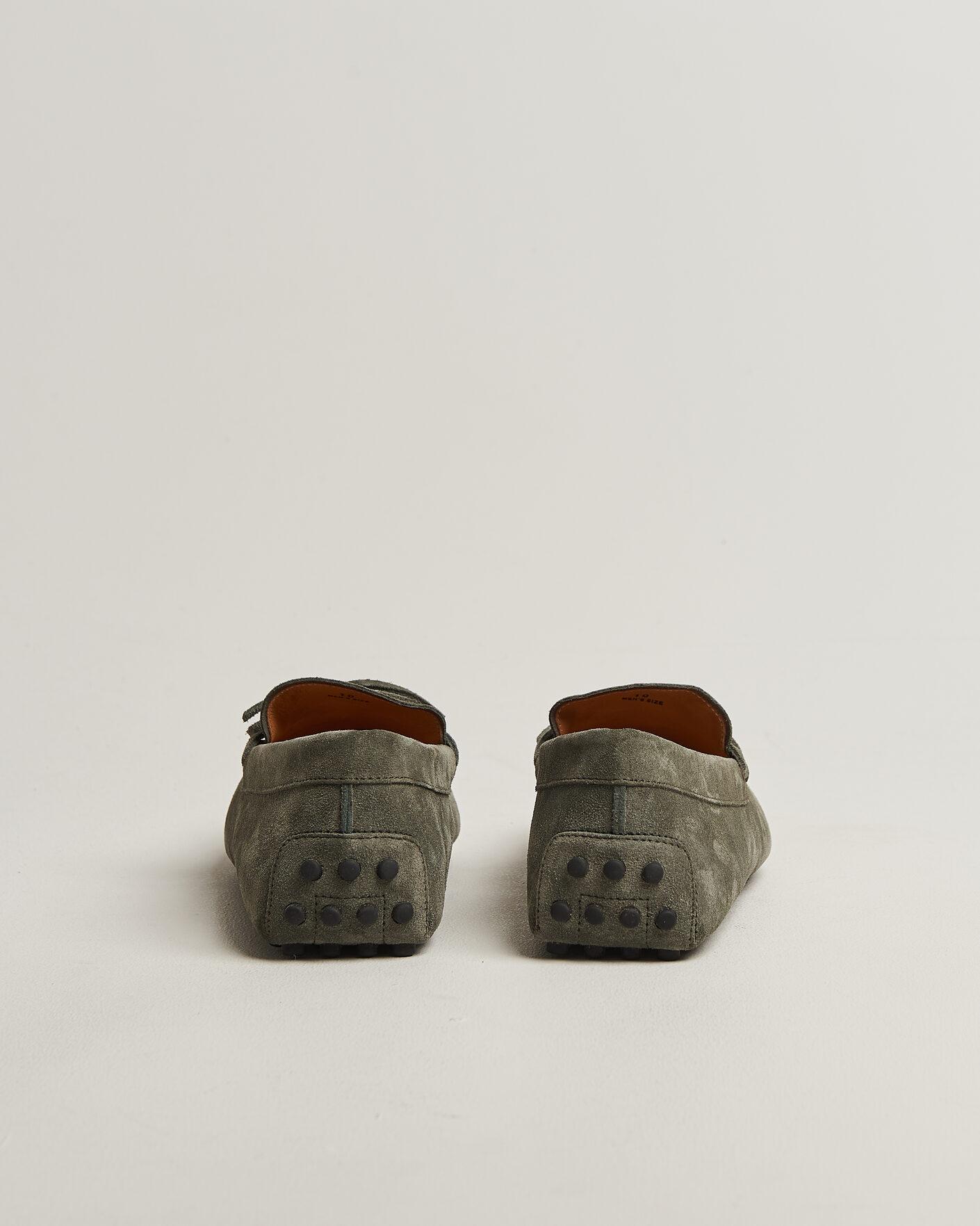 Herren | Mokassin | Tod's | Lacetto Gommino Carshoe Green Suede