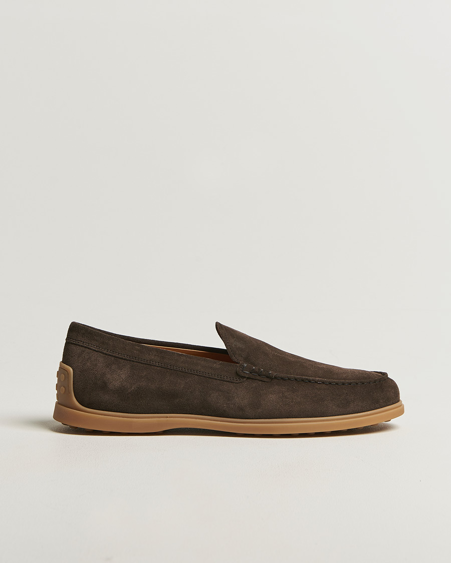Herren | Loafer | Tod's | Gomma Leggera Loafers Dark Brown Suede