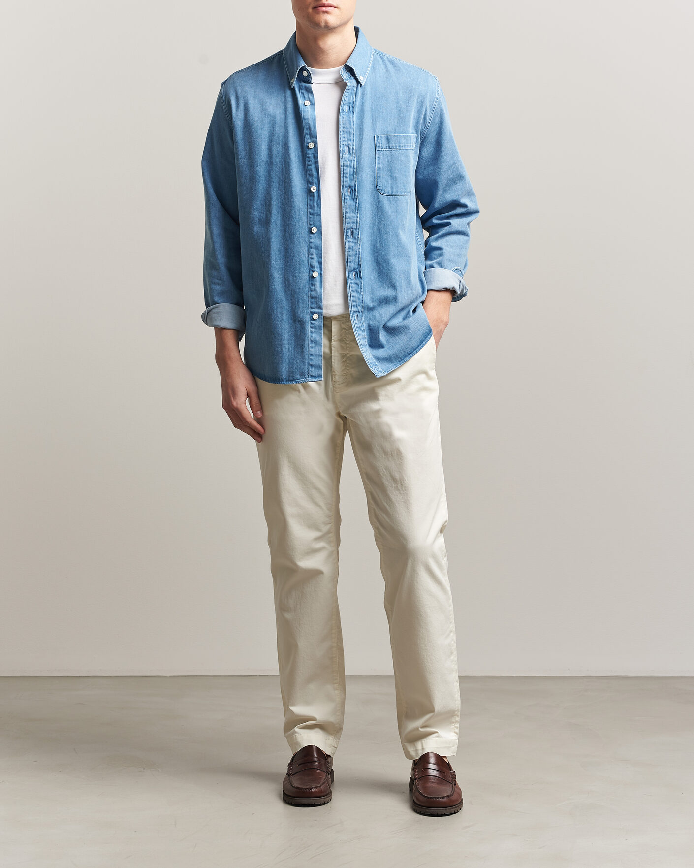 Herren | Hosen | Morris | Jeffrey Summer Chinos Off White