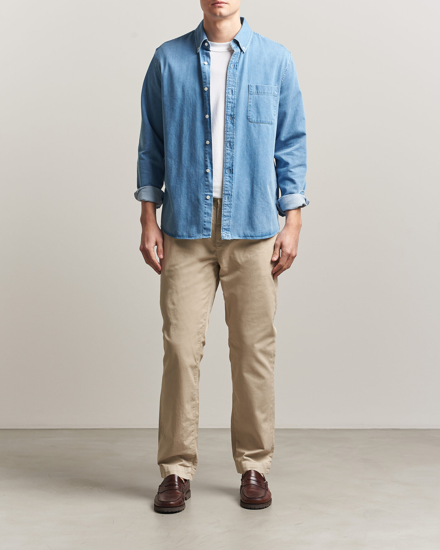 Herren | Hosen | Morris | Jeffrey Summer Chinos Khaki