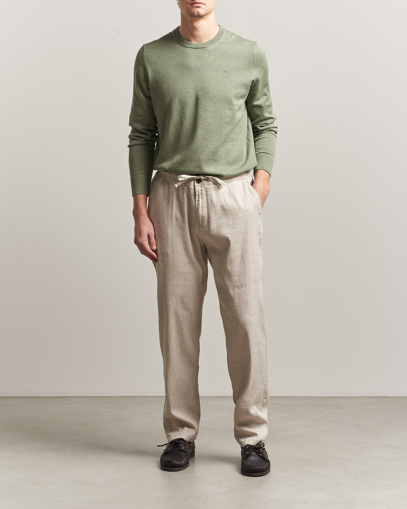 Herren | Pullover | Morris | Riley Oneck Olive