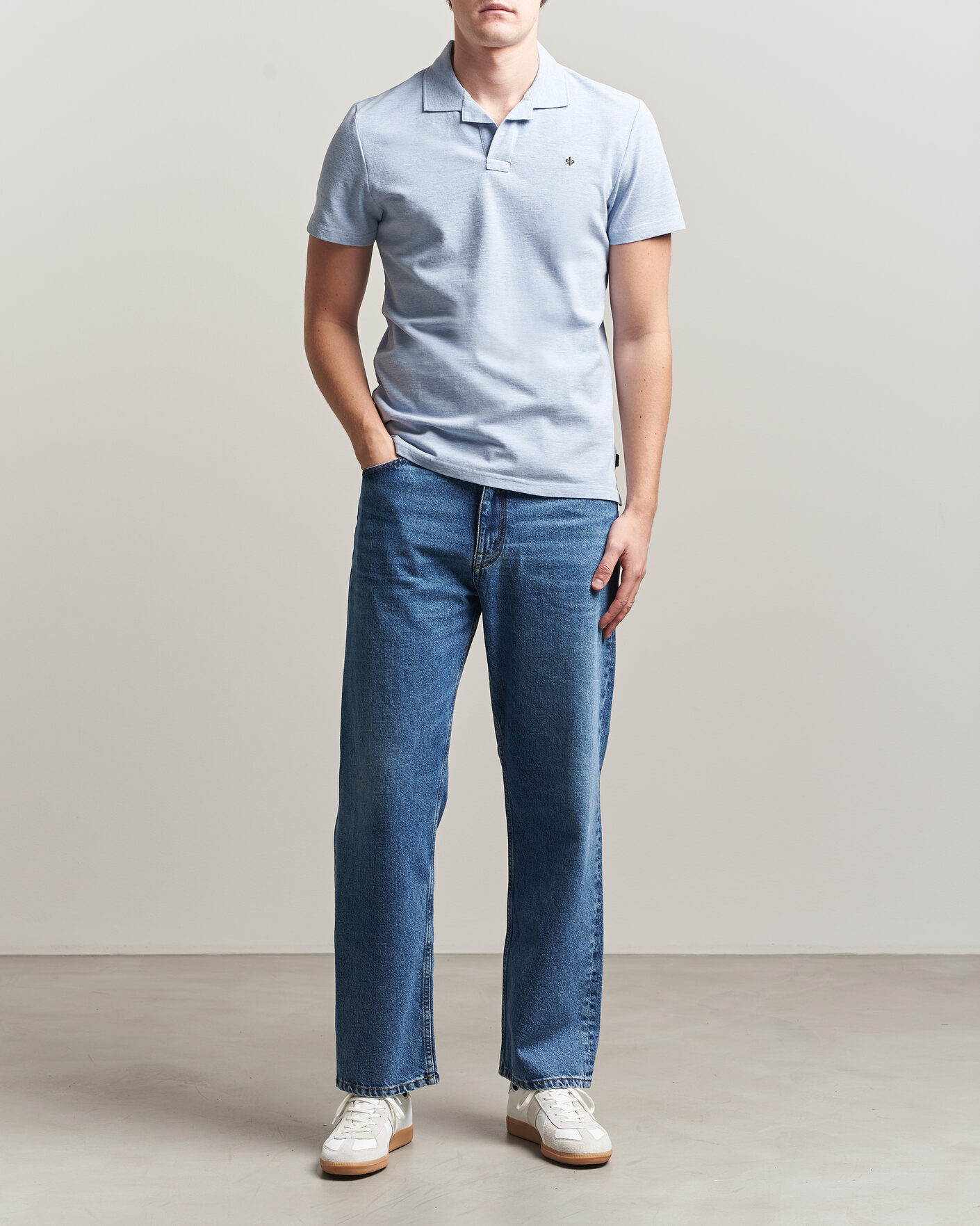 Herren | Poloshirts | Morris | Dylan Pique Light Blue