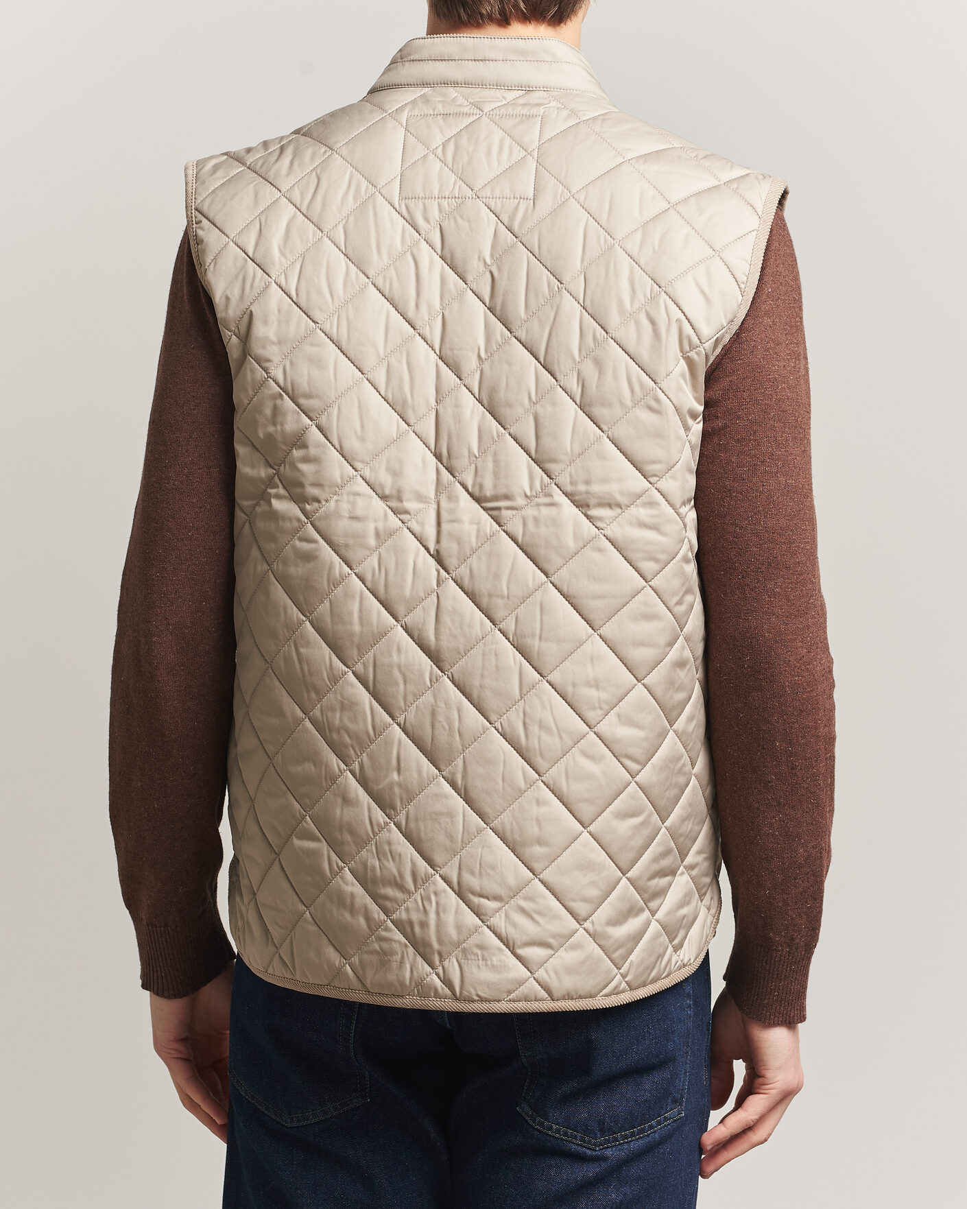 Herren | Westen | Morris | Teddy Quilted Vest Khaki