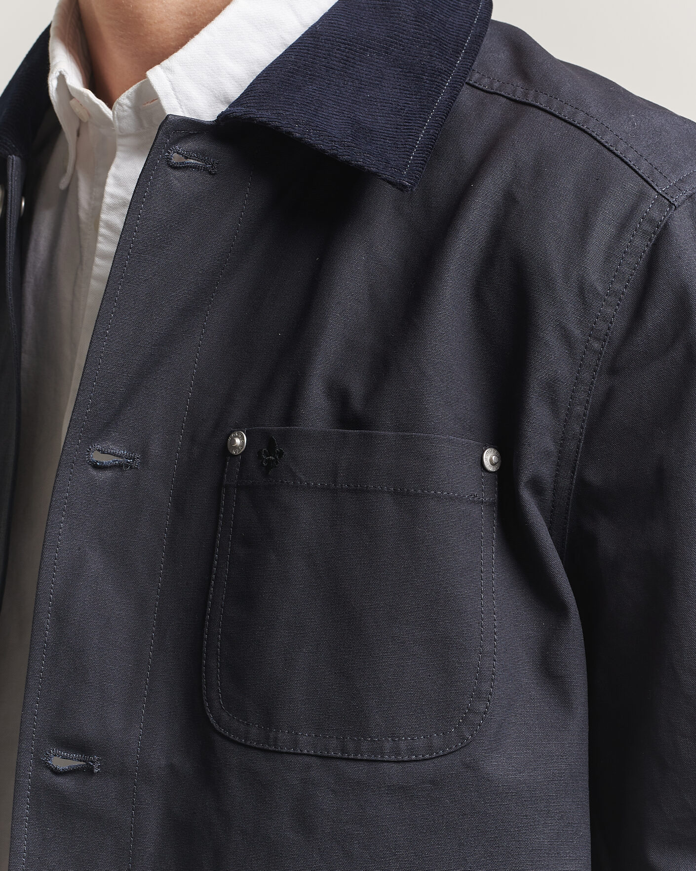 Herren | Jacken | Morris | Belmont Wax Shirt Jacket Navy