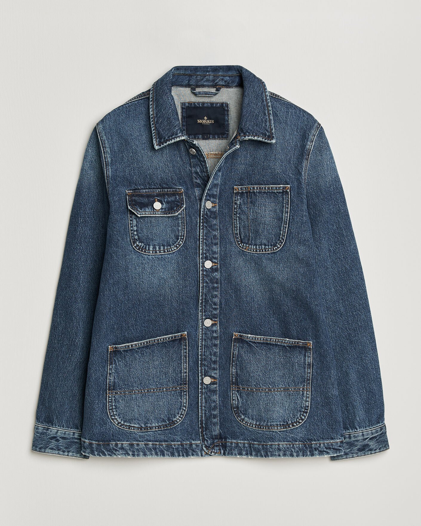 Herren | Jacken | Morris | Denim Shirt Jacket Blue
