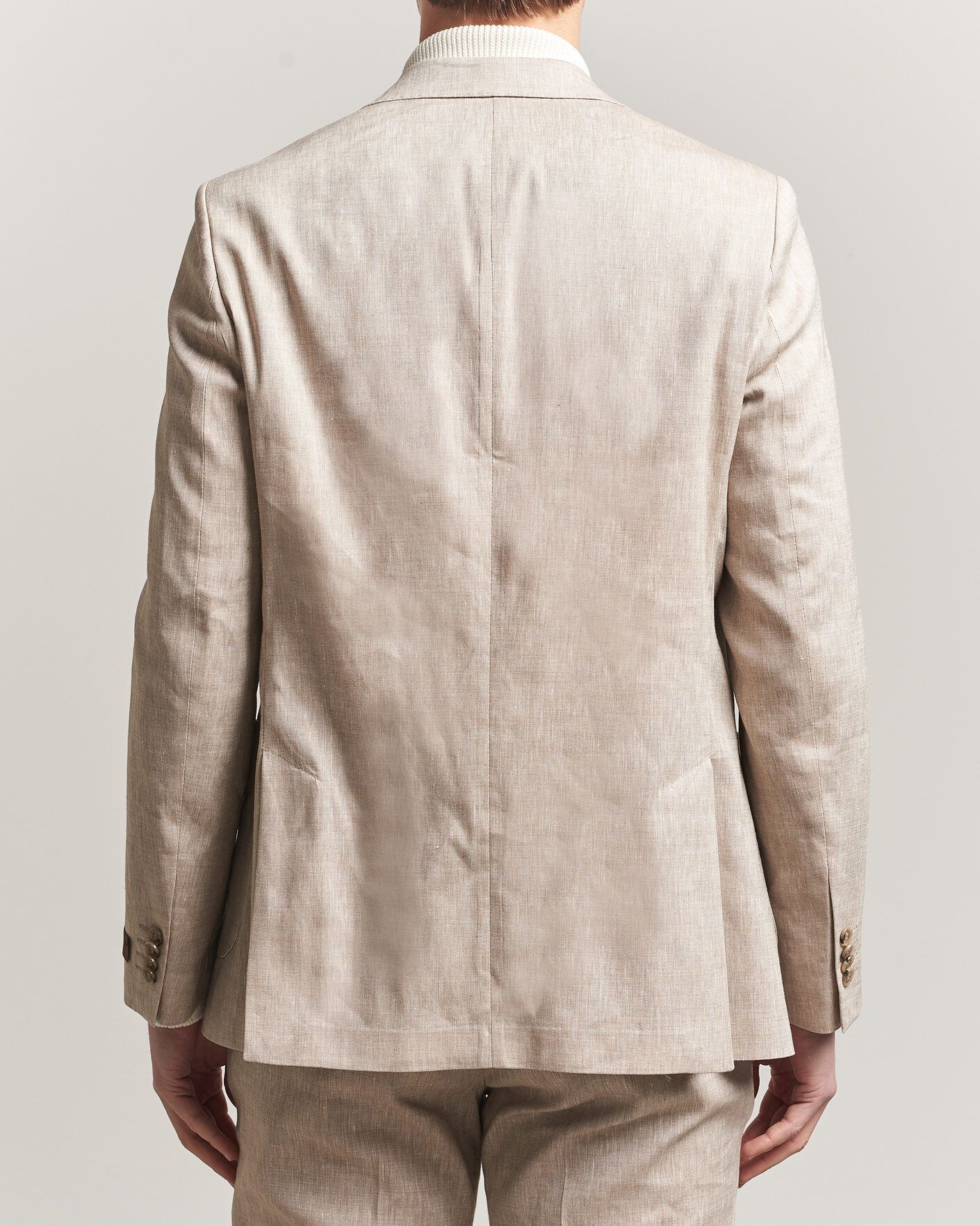 Herren | Sakkos | Morris | Linen Suit Blazer Khaki