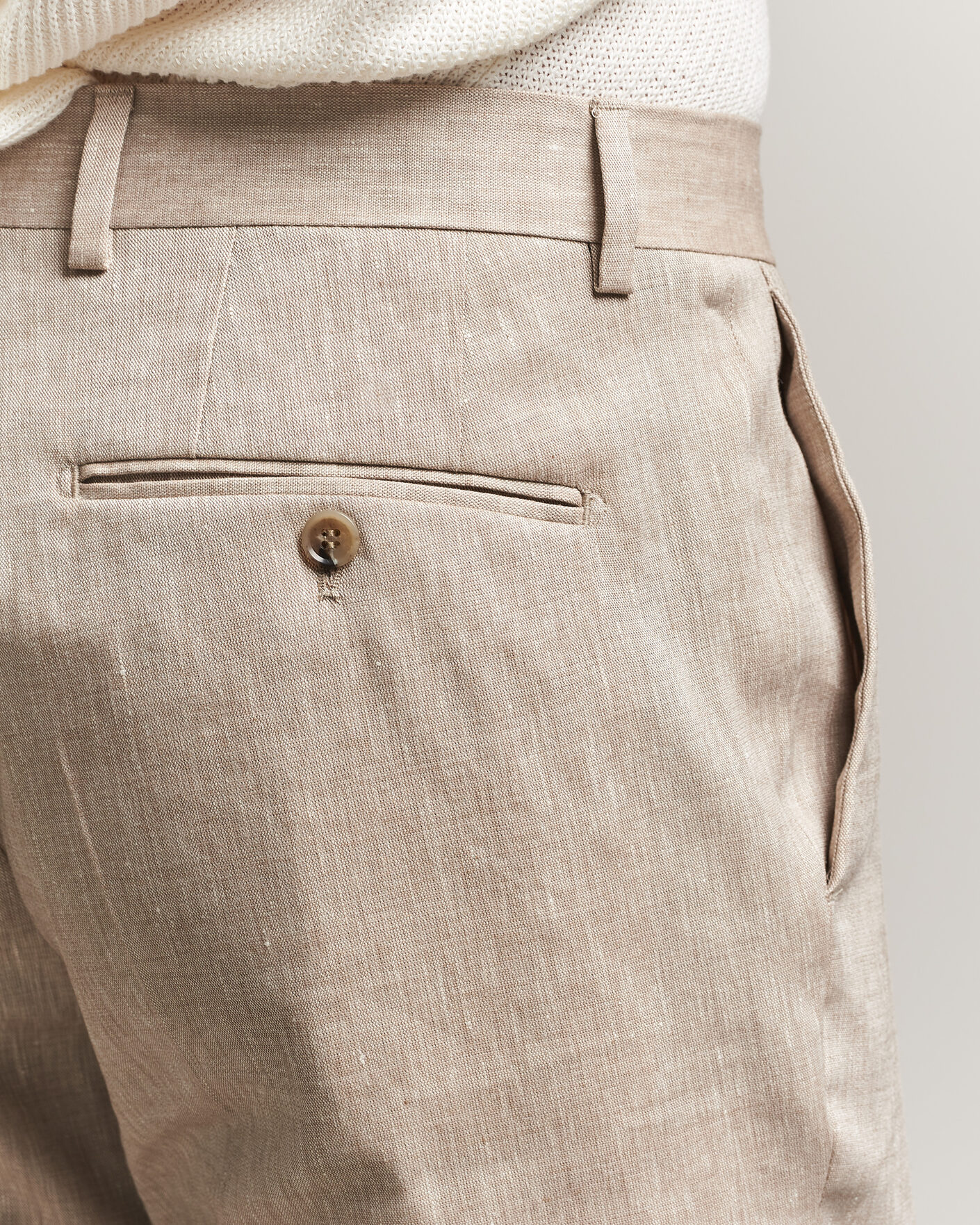 Herren | Hosen | Morris | Jack Linen Trousers Khaki