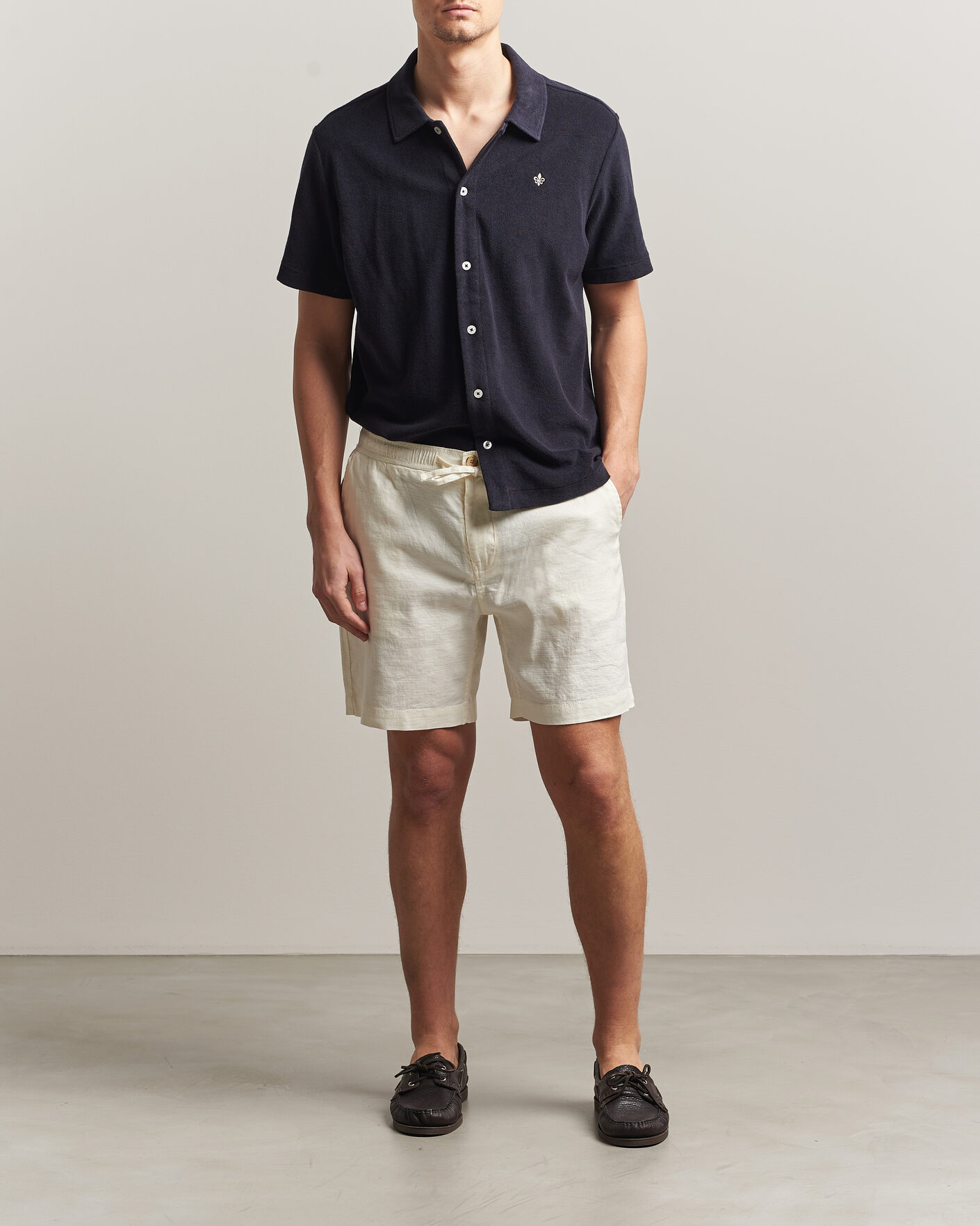 Herren | Shorts | Morris | Fenix Linen Shorts Off White