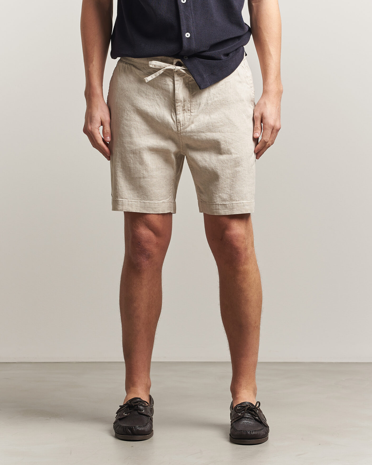 Herren | Shorts | Morris | Fenix Linen Shorts Khaki