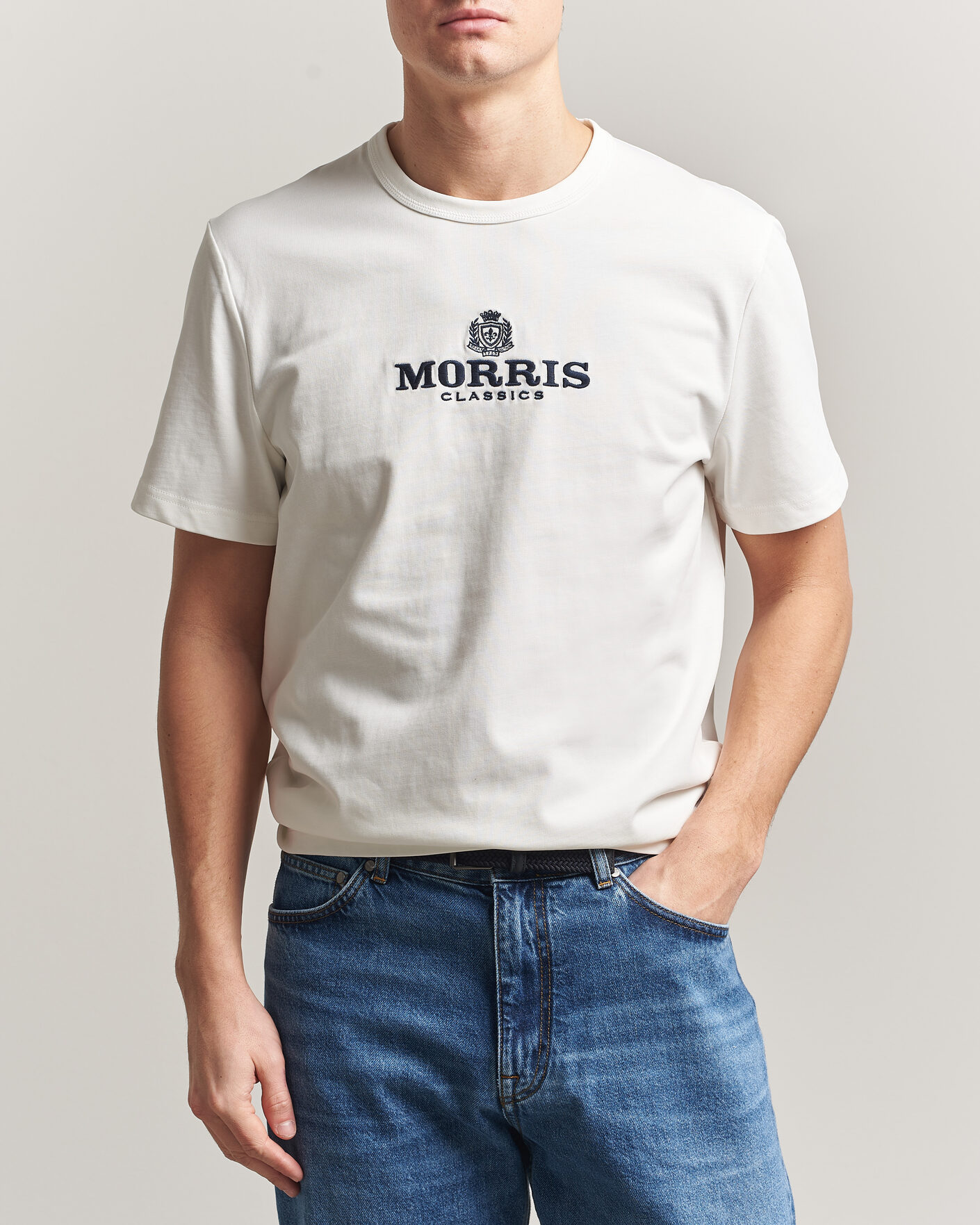 Herren | T-Shirts | Morris | Brian T-Shirt Off White