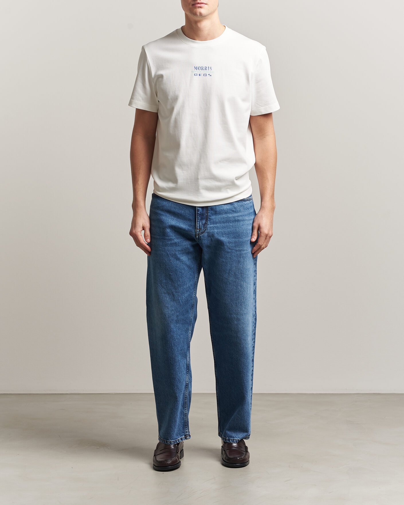 Herren | T-Shirts | Morris | Nevile T-Shirt White