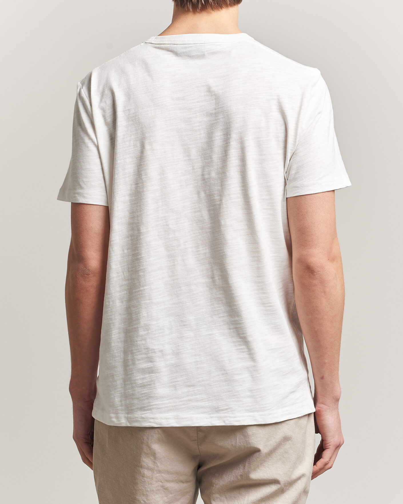 Herren | T-Shirts | Morris | Watson Slub T-Shirt Off White