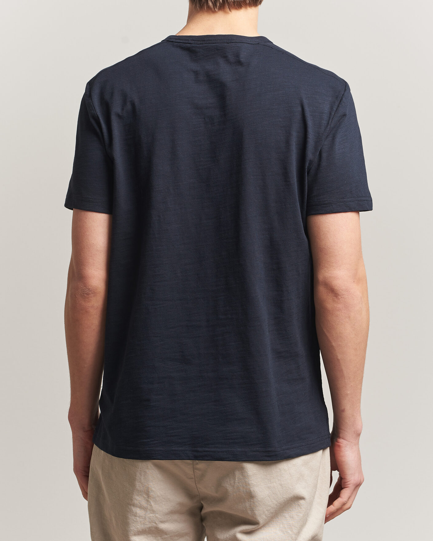 Herren | T-Shirts | Morris | Watson Slub T-Shirt Dark Blue