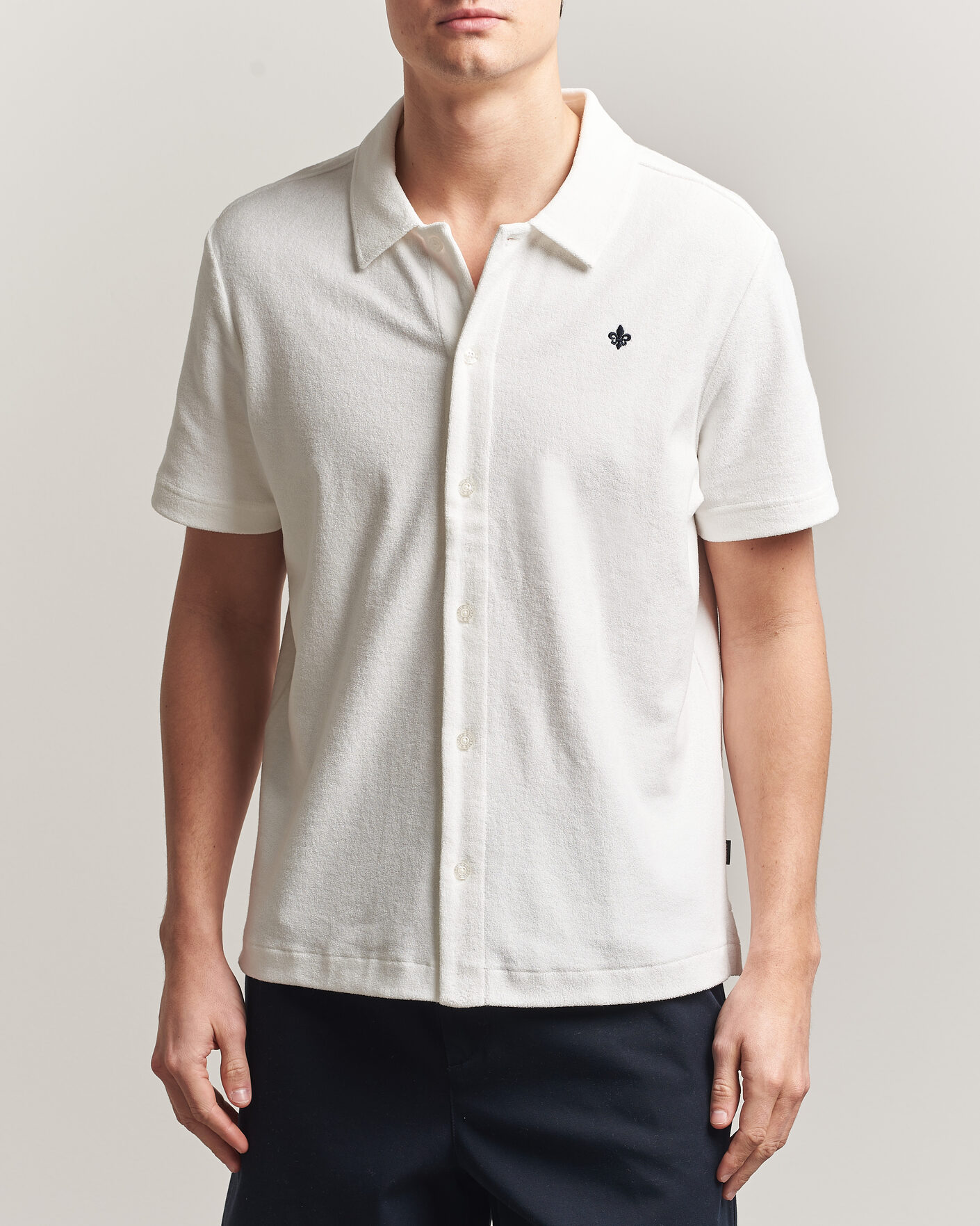 Herren | Poloshirts | Morris | Lily Terry Shirt Off White