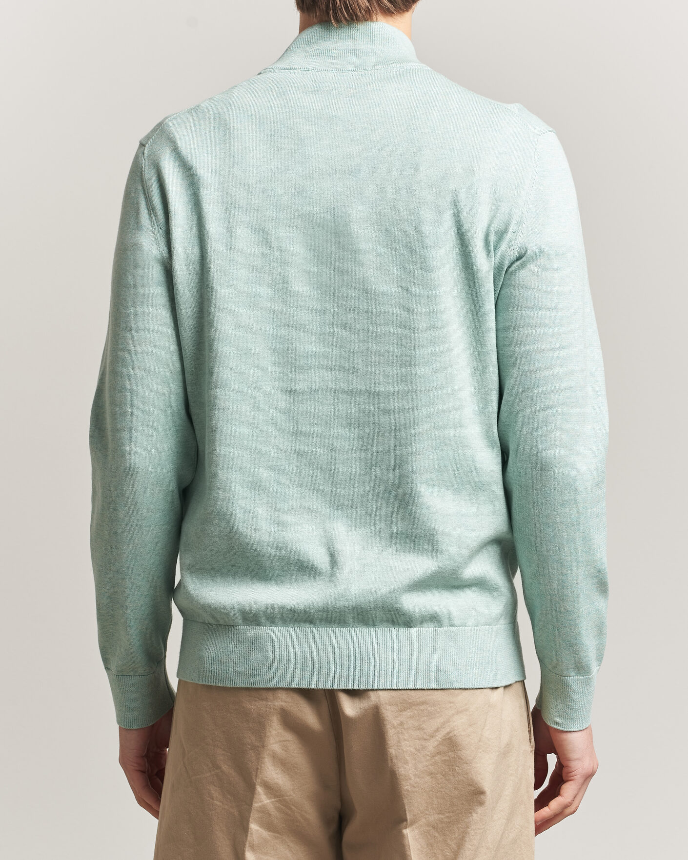 Herren | Pullover | Morris | Riley Half-Zip Green