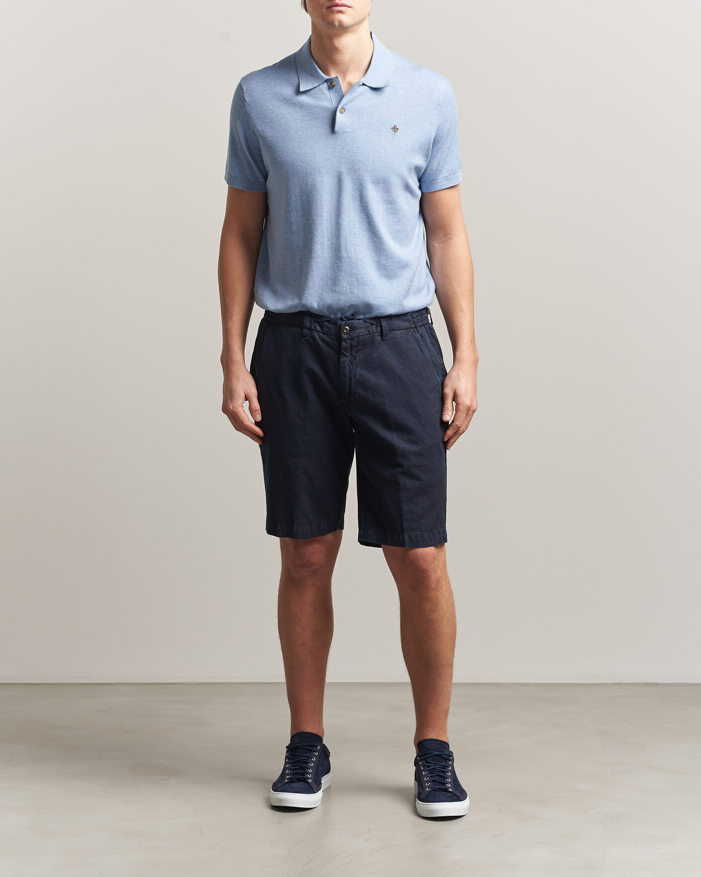 Herren | Poloshirts | Morris | Riley Short Sleeve Polo Light Blue