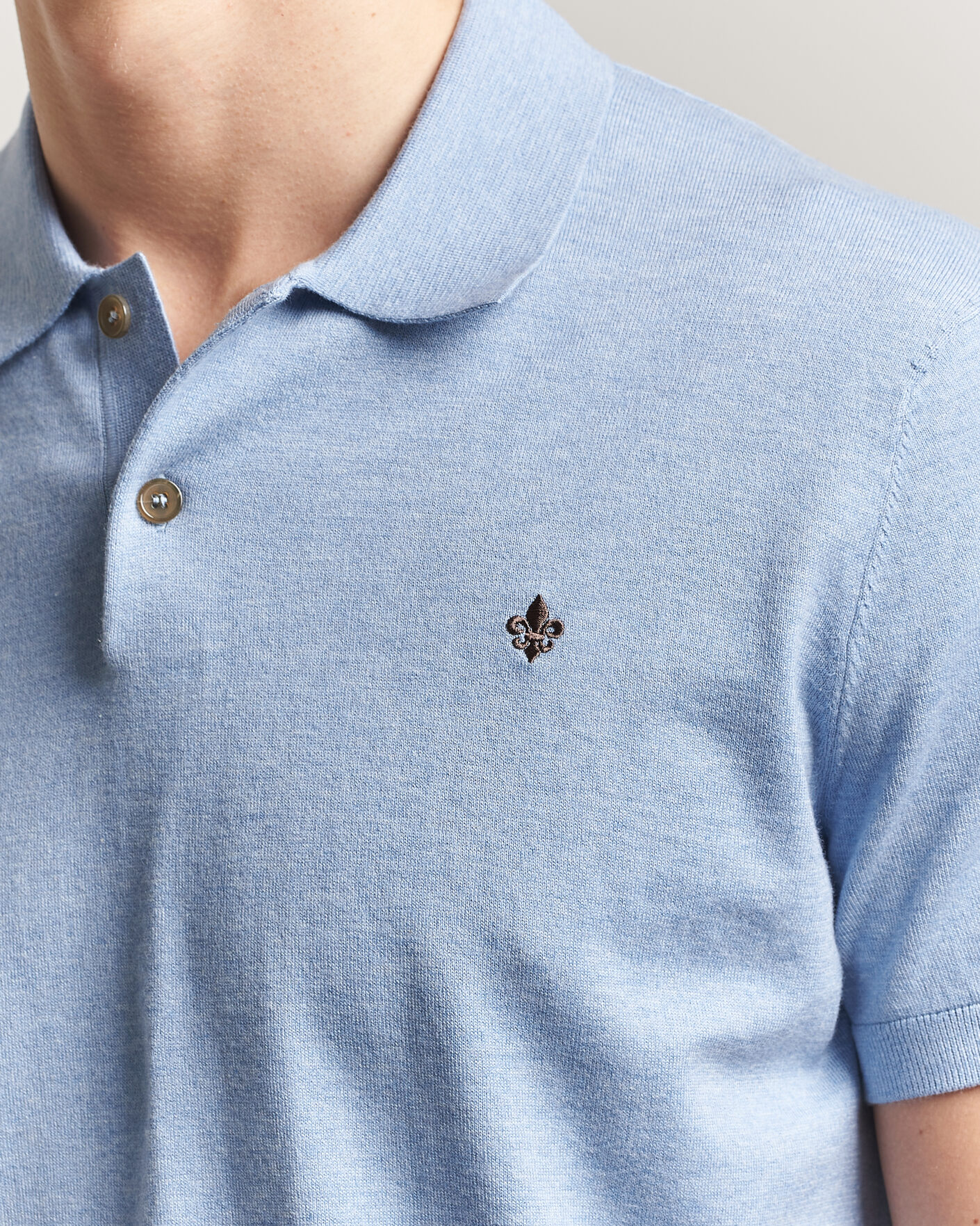Herren | Poloshirts | Morris | Riley Short Sleeve Polo Light Blue