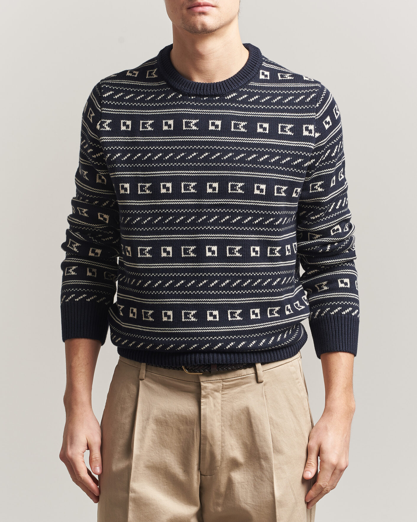 Herren | Pullover | Morris | Barrington Oneck Navy