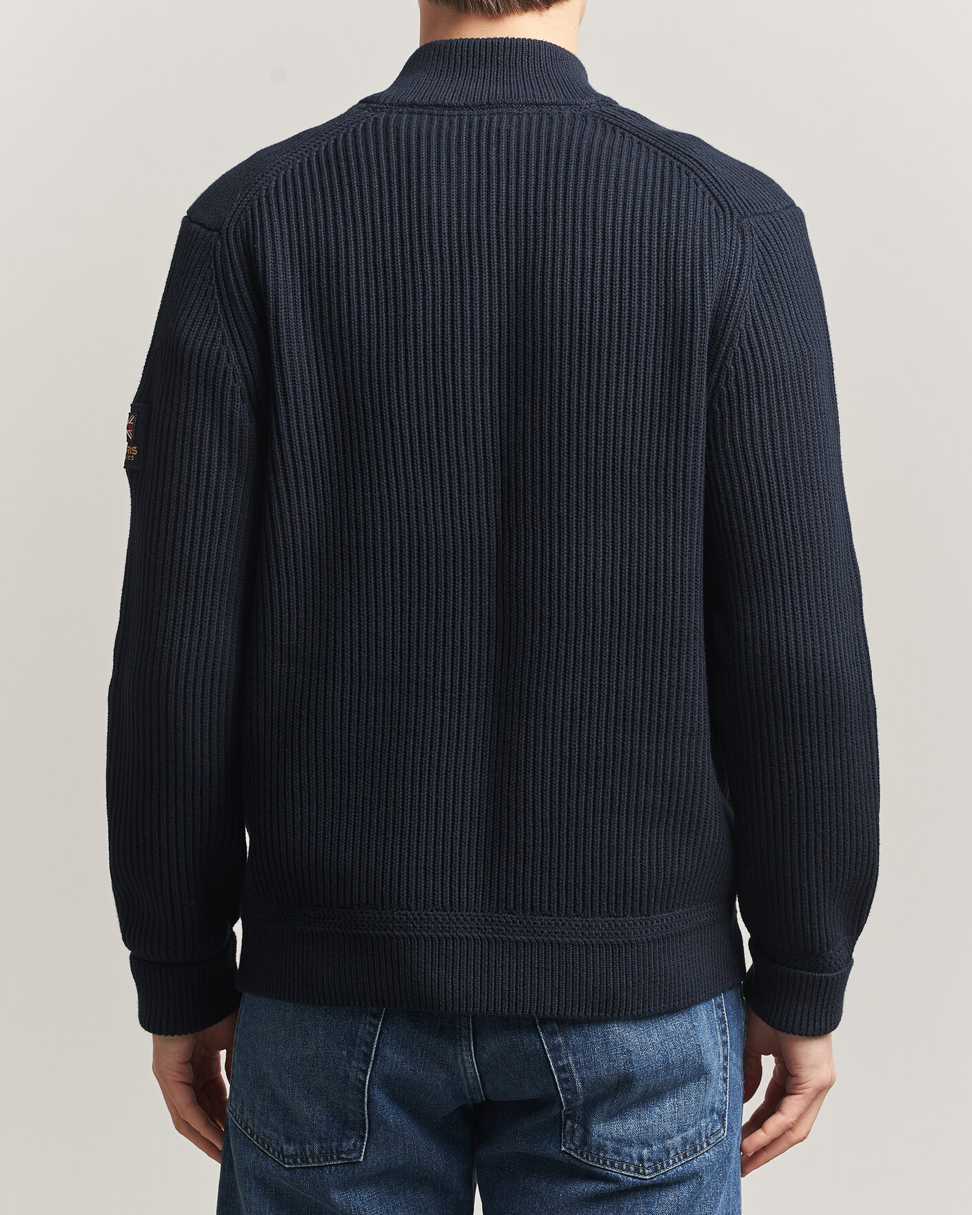 Herren | Pullover | Morris | Brenton Full-Zip Cardigan Navy