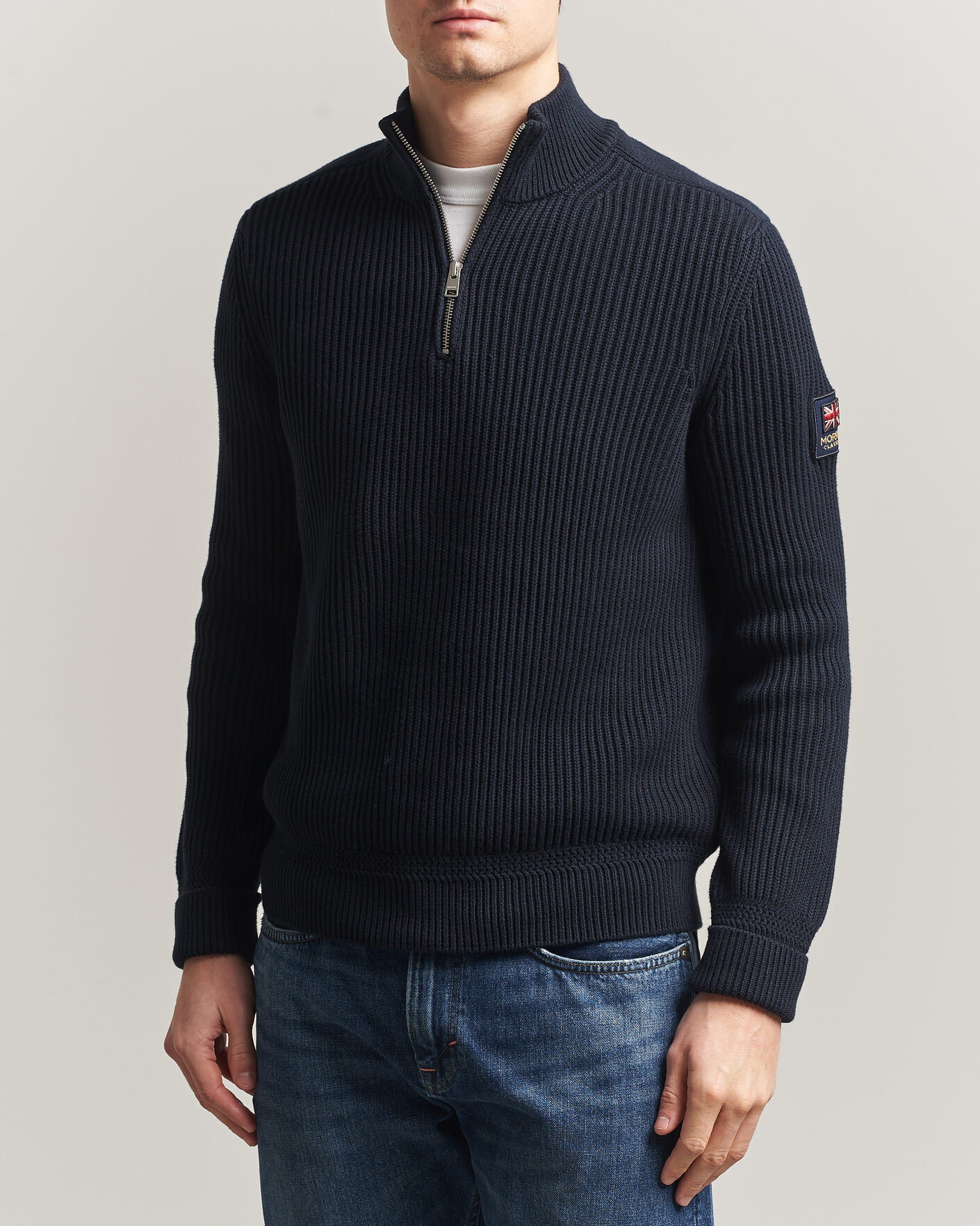 Herren | Pullover | Morris | Brenton Half-Zip Navy