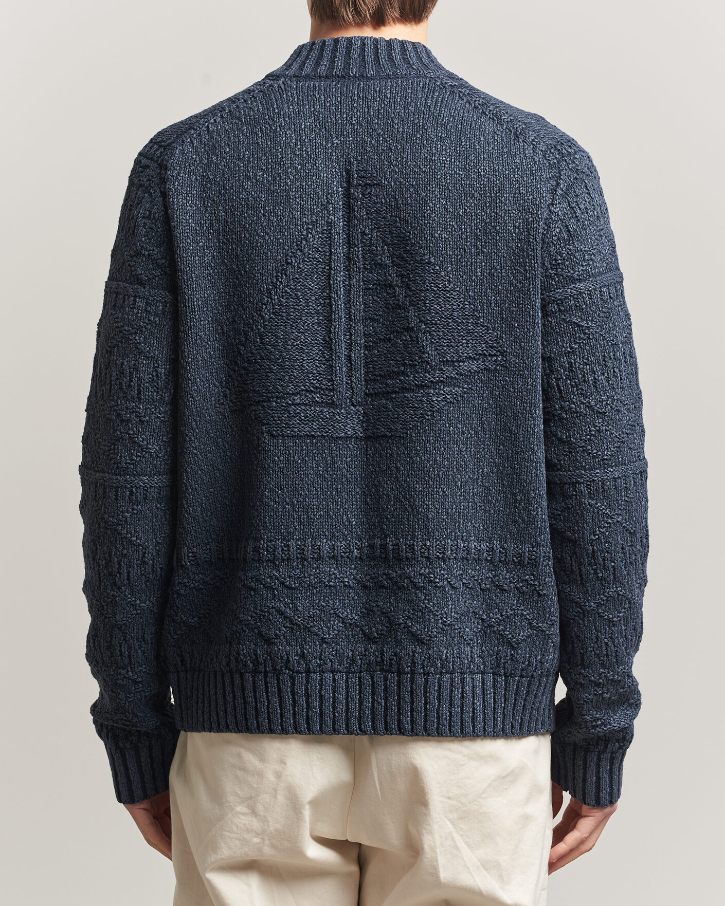 Herren | Pullover | Morris | Chatham Knitted Jacket Navy