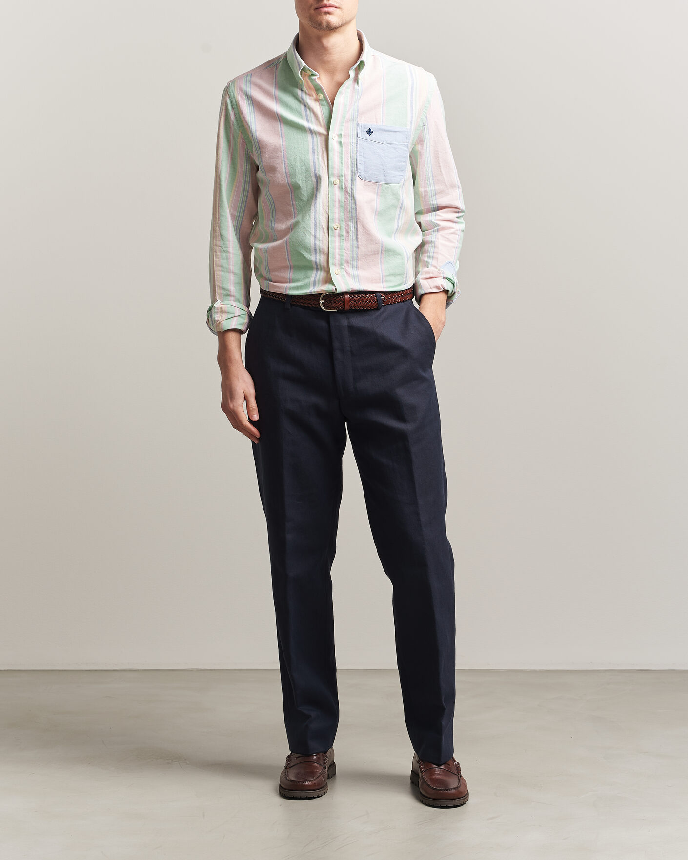 Herren | Hemden | Morris | Happy Oxford Shirt Multi
