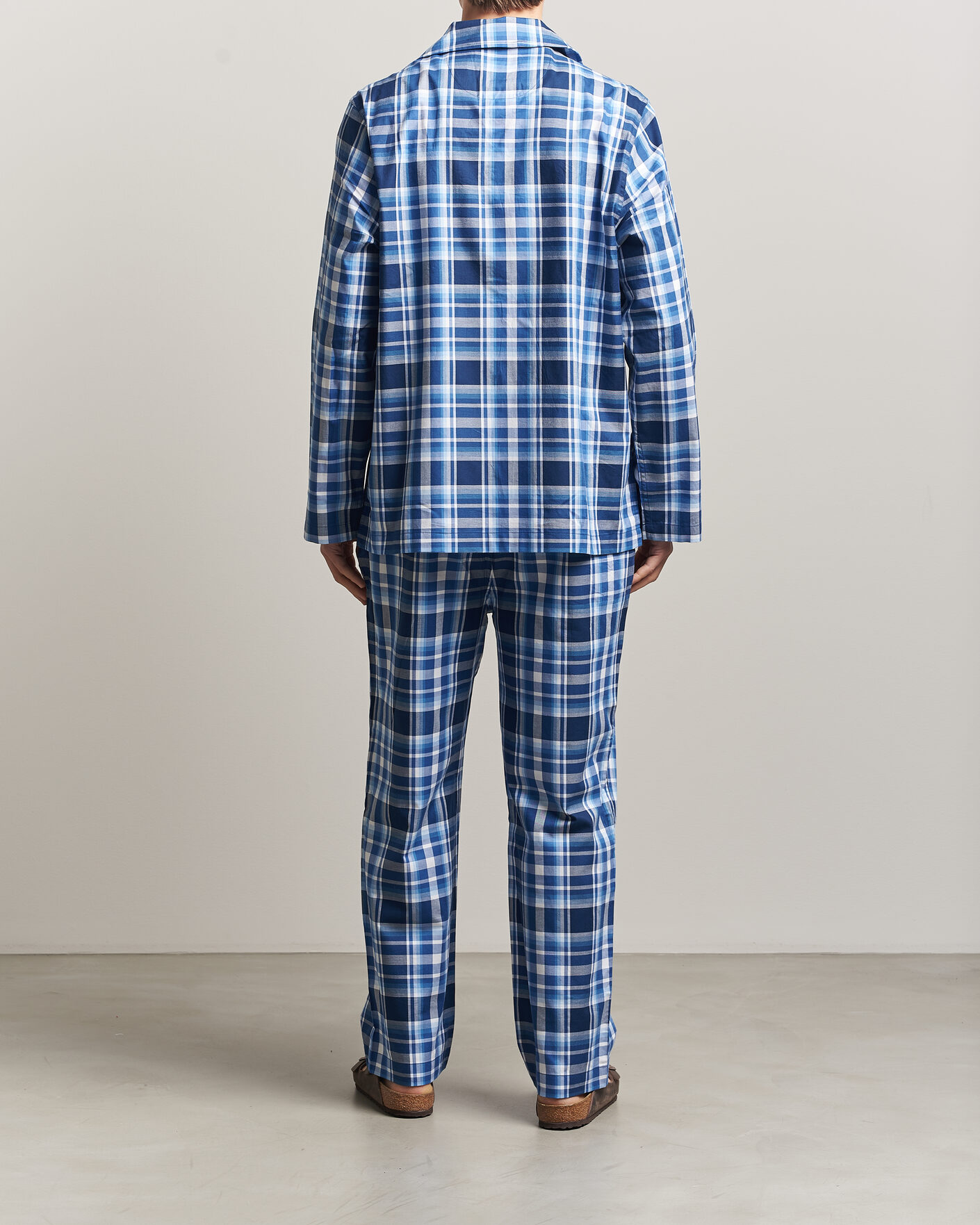 Herren | Schlafanzüge & Bademäntel | Polo Ralph Lauren | Cotton Checked Pyjama Set Blue Multi