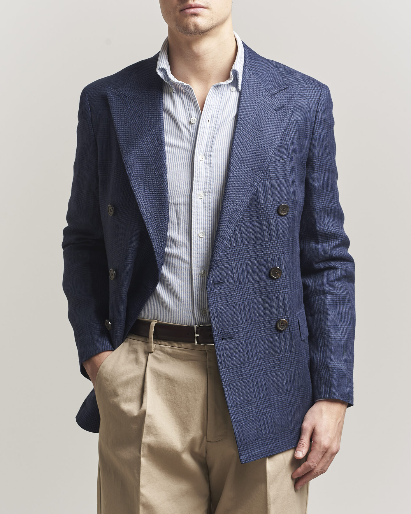 Herren | Sakkos | Polo Ralph Lauren | Mini Glenplaid DB Blazer Spring Navy