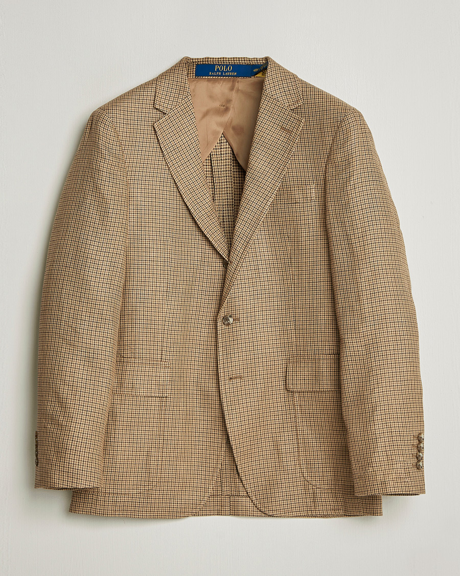 Herren | Sakkos | Polo Ralph Lauren | Mini Guncheck Blazer Camel Multi