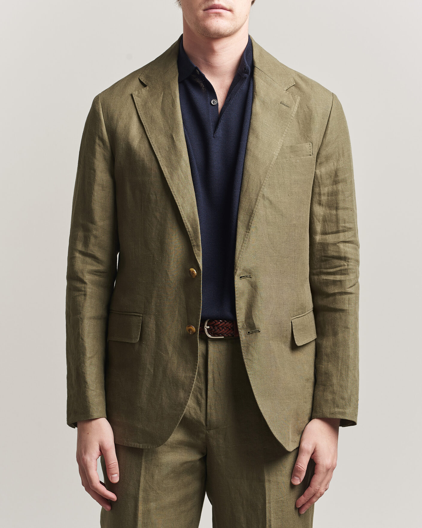 Herren | Sakkos | Polo Ralph Lauren | Linen Sportcoat Basic Olive