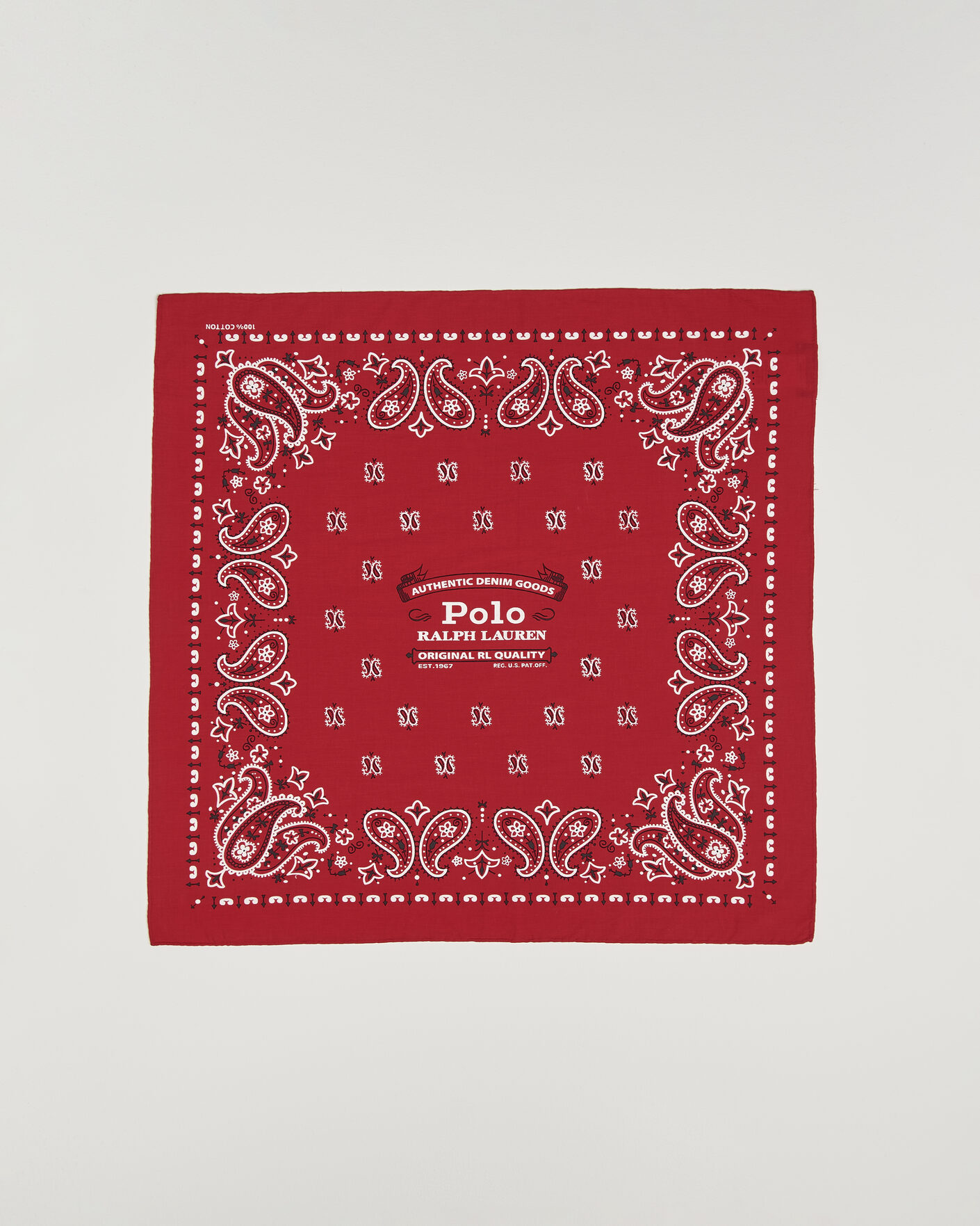 Herren | Tücher | Polo Ralph Lauren | Cotton Printed Bandana Red/White