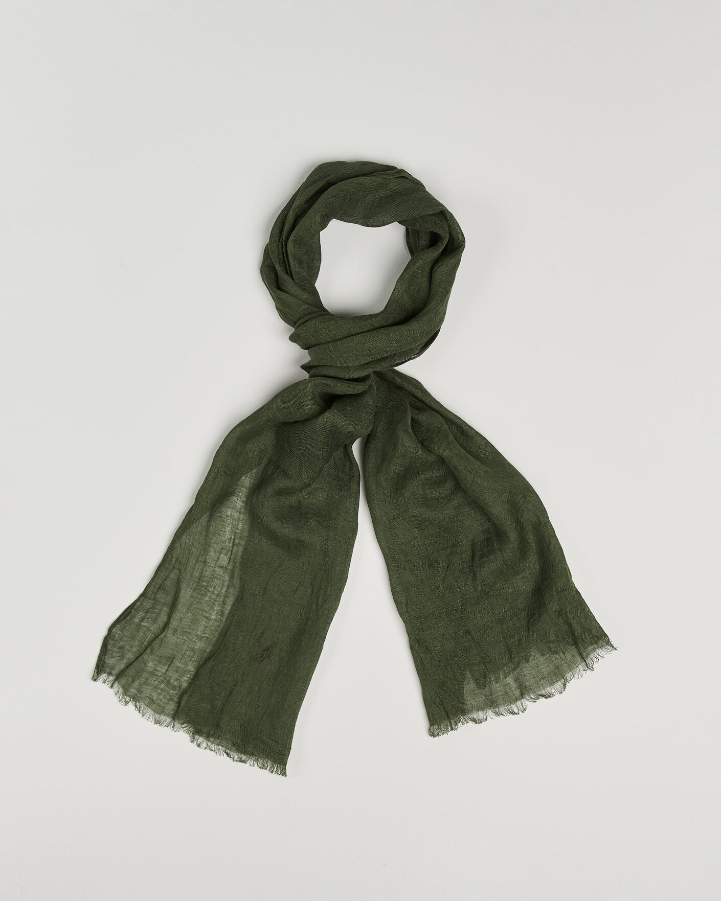 Herren | Polo Ralph Lauren Linen Scarf Supply Olive | Polo Ralph Lauren | Linen Scarf Supply Olive