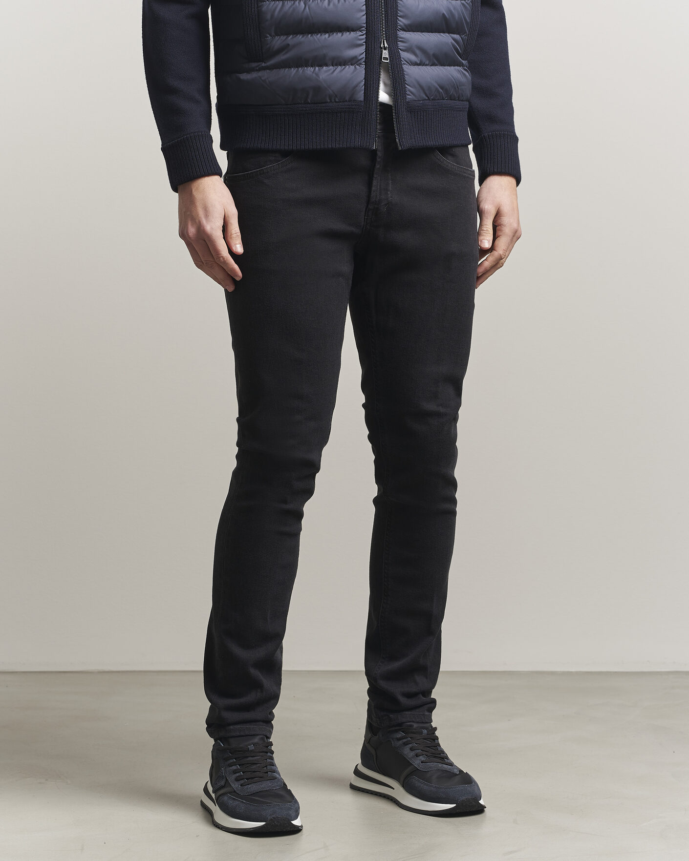 Herren | Jeans | Dondup | George Jeans Washed Black
