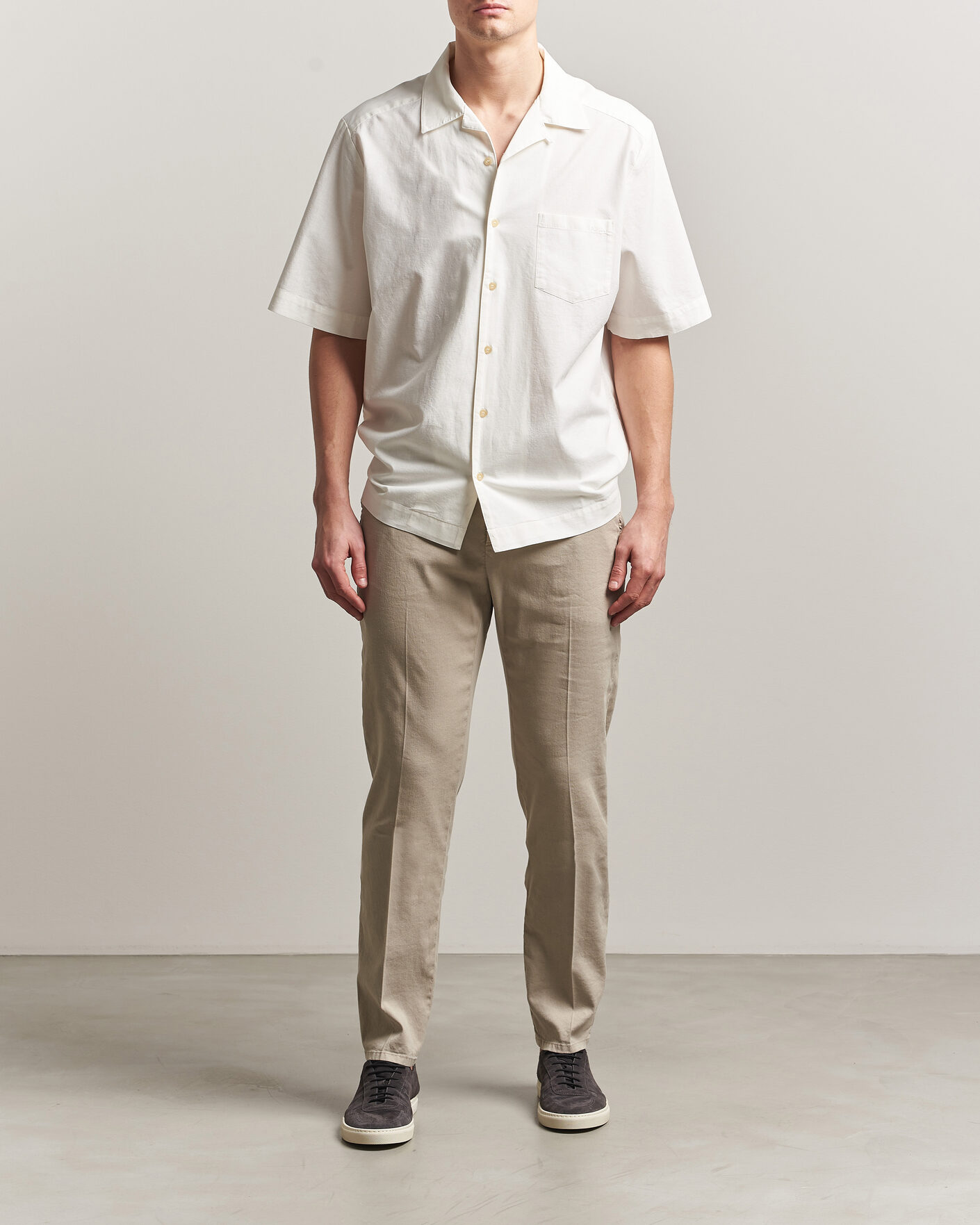 Herren | Hosen | Dondup | Spiritisimo Linen Stretch Chinos Beige