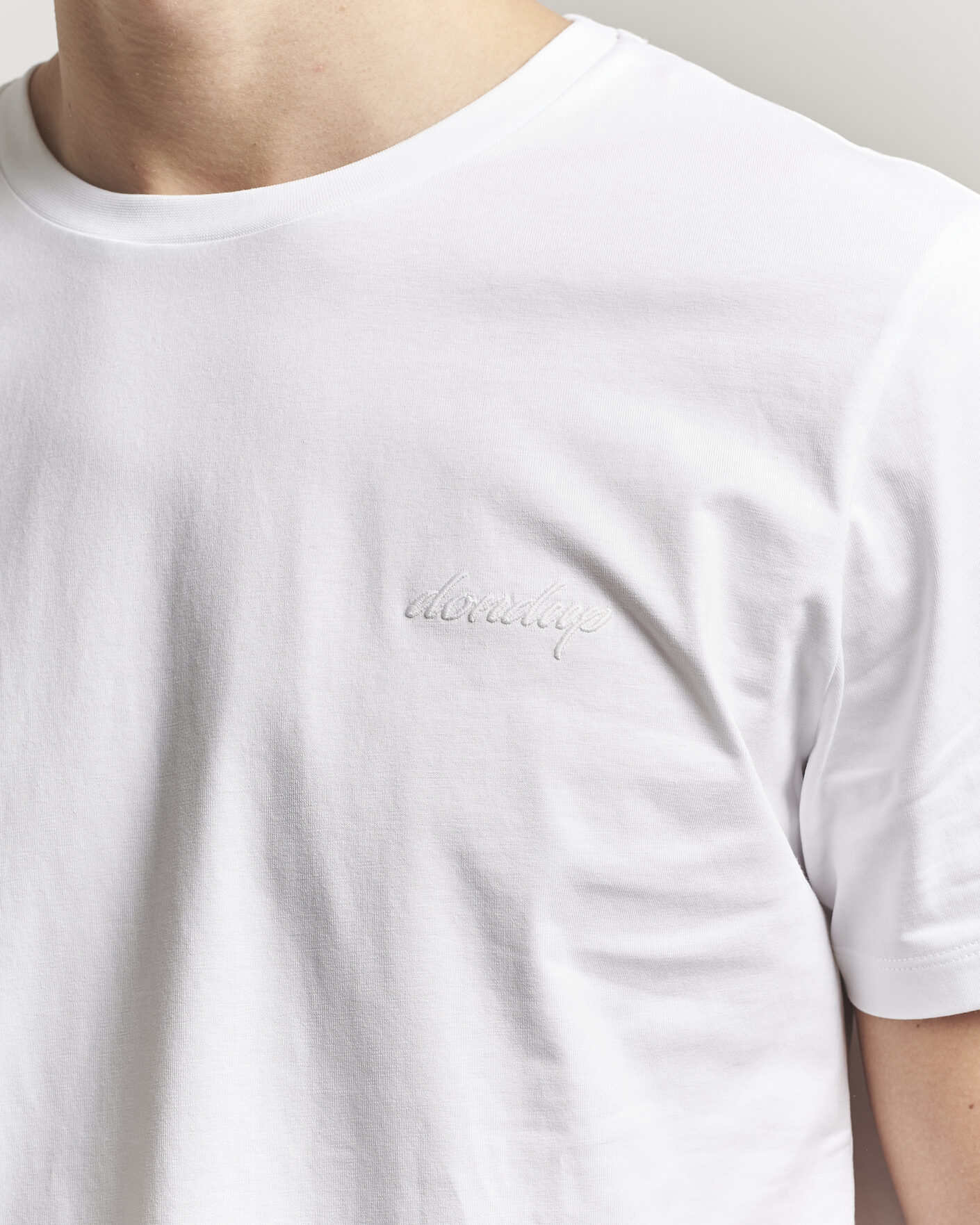 Herren | T-Shirts | Dondup | Logo Crew Neck T-Shirt White