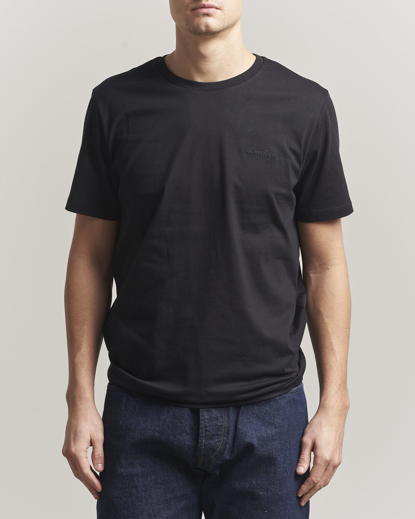 Herren | T-Shirts | Dondup | Logo Crew Neck T-Shirt Black