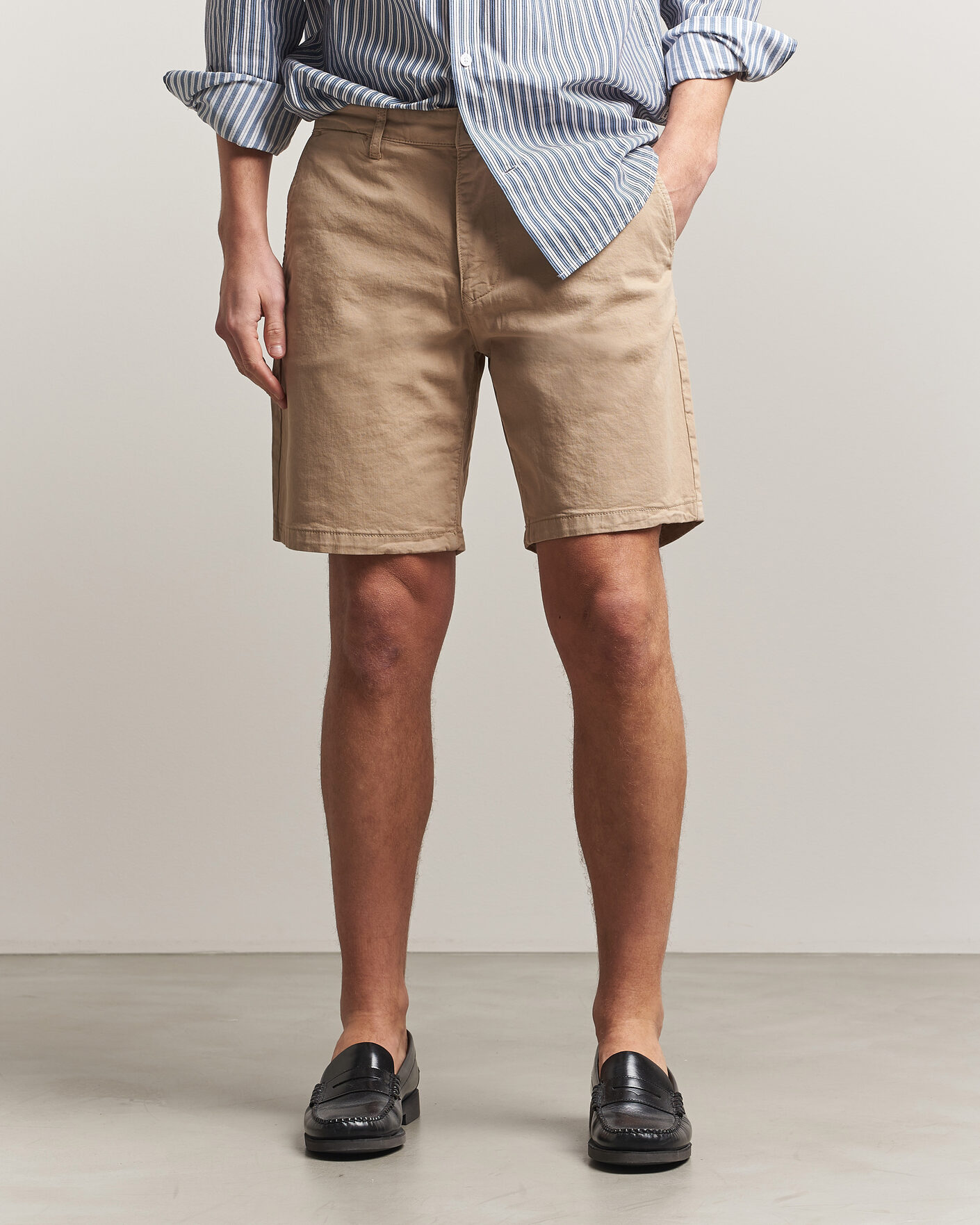 Herren | Shorts | NN07 | Aden Regular Fit Chino Shorts Desert Khaki