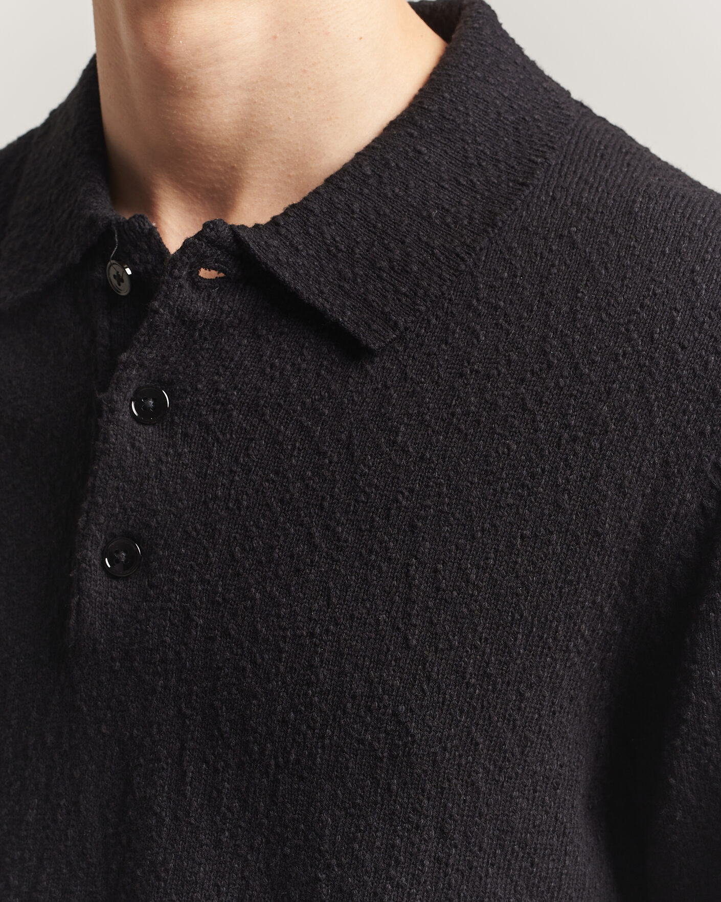 Herren | Poloshirts | NN07 | Randy Knitted Polo Black