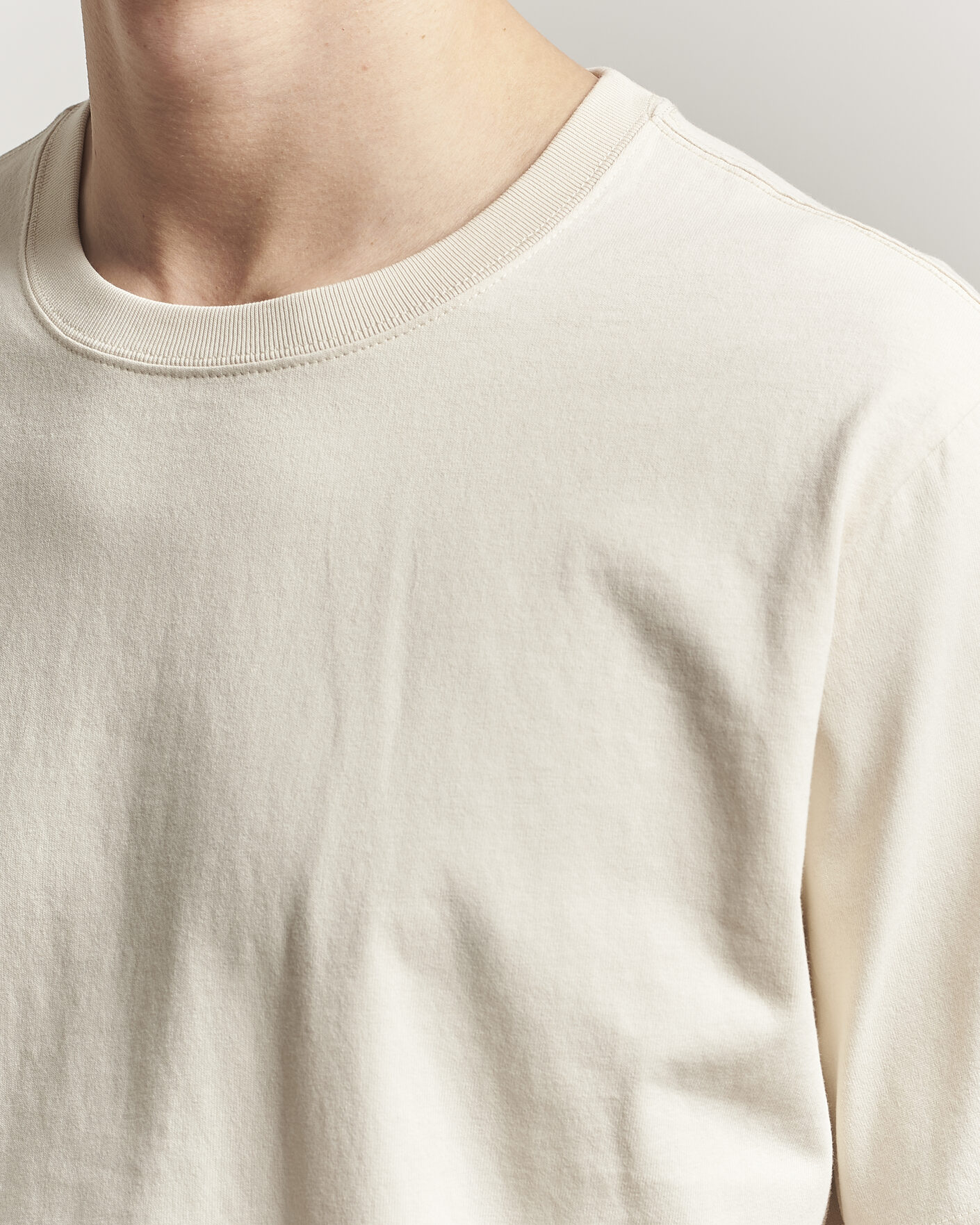 Herren | T-Shirts | NN07 | Jett Washed Printed Crew Neck T-Shirt Ivory