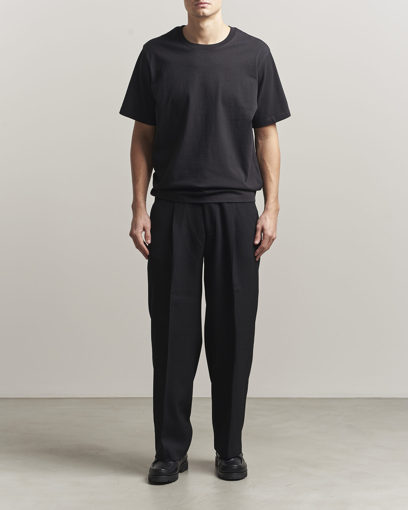 Herren | T-Shirts | NN07 | Jett Washed Printed Crew Neck T-Shirt Black