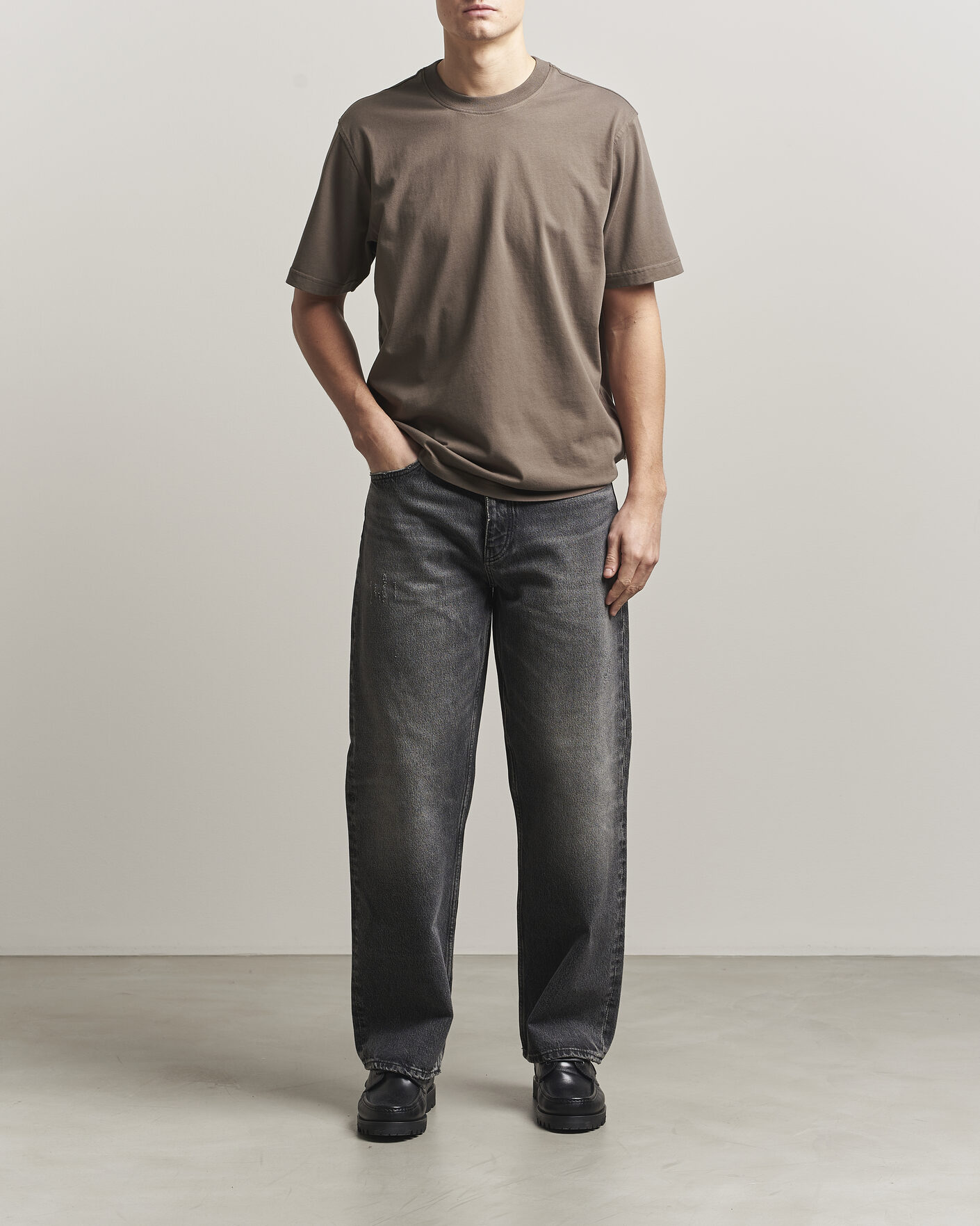 Herren | T-Shirts | NN07 | Adam Pima Crew Neck T-Shirt Mable Husk