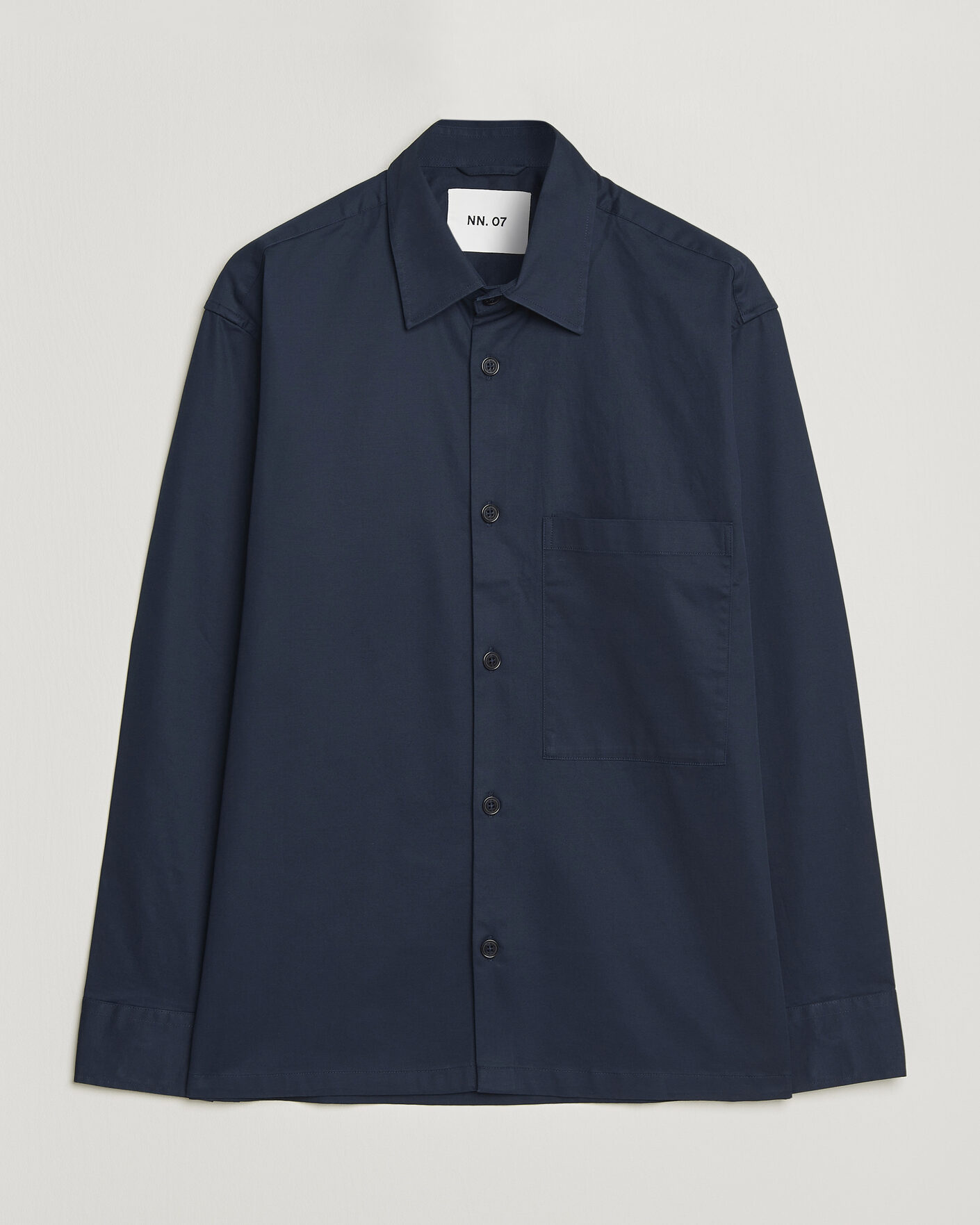 Herren | Hemden | NN07 | Freddy Cotton Overshirt Navy Blue