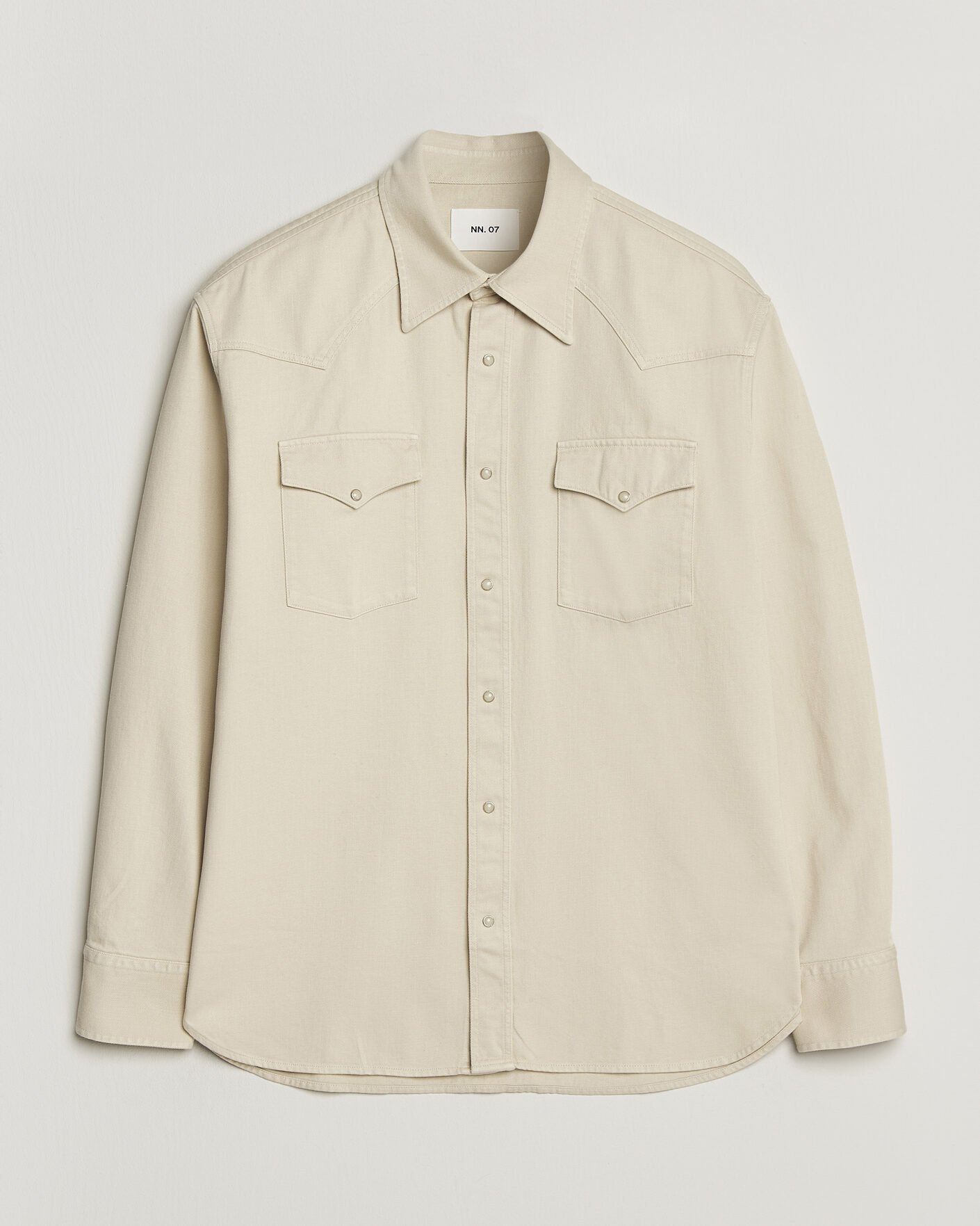 Herren | Hemden | NN07 | Ricky Western Denim Shirt Ivory