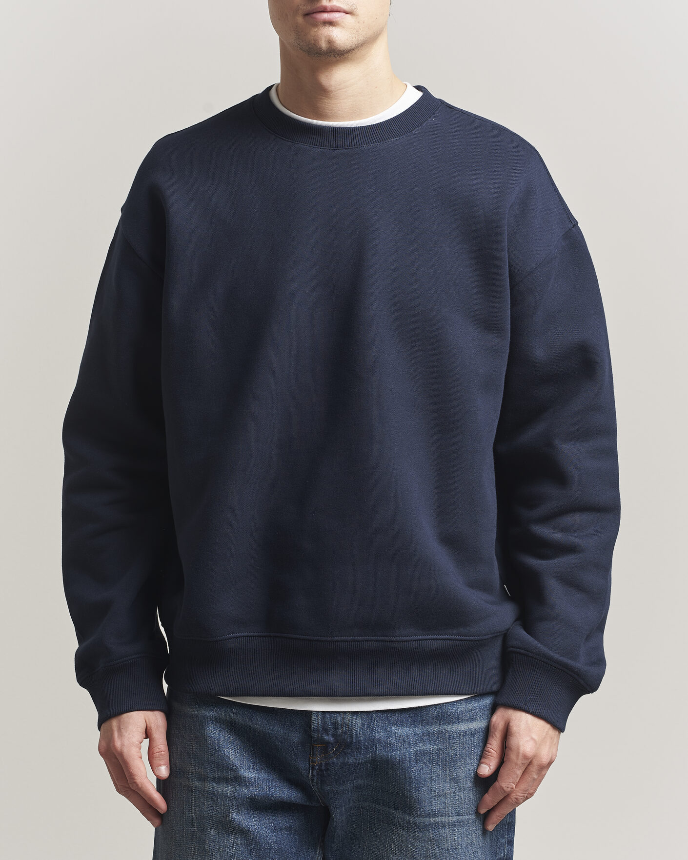 Herren | Pullover | NN07 | David Crew Neck Sweatshirt Navy Blue