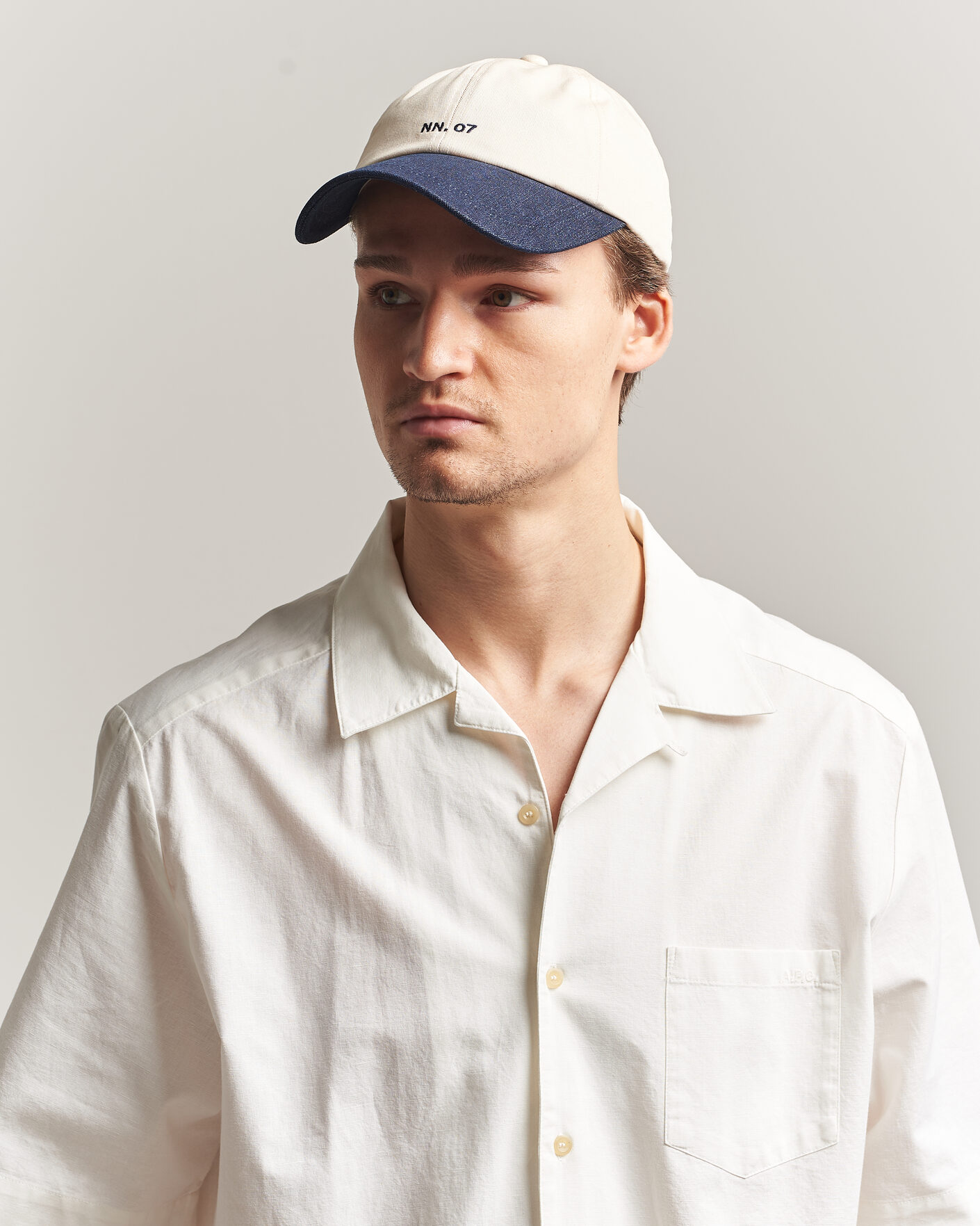 Herren | Hüte & Mützen | NN07 | Logo Cap Raw Indigo