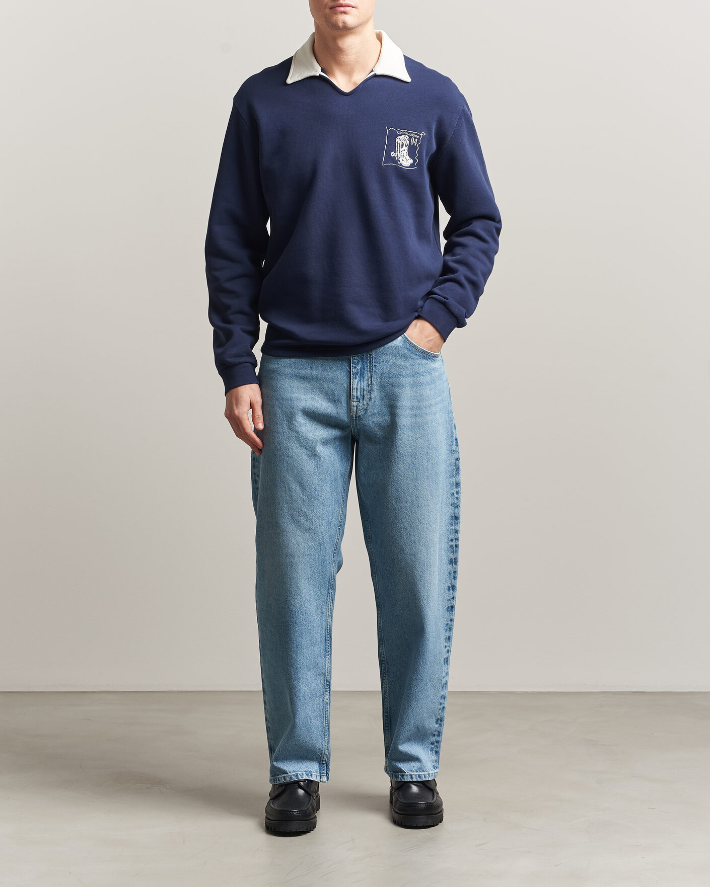 Herren | Hemden | NN07 | Otis Loose Fit Selvedge Jeans Light Blue