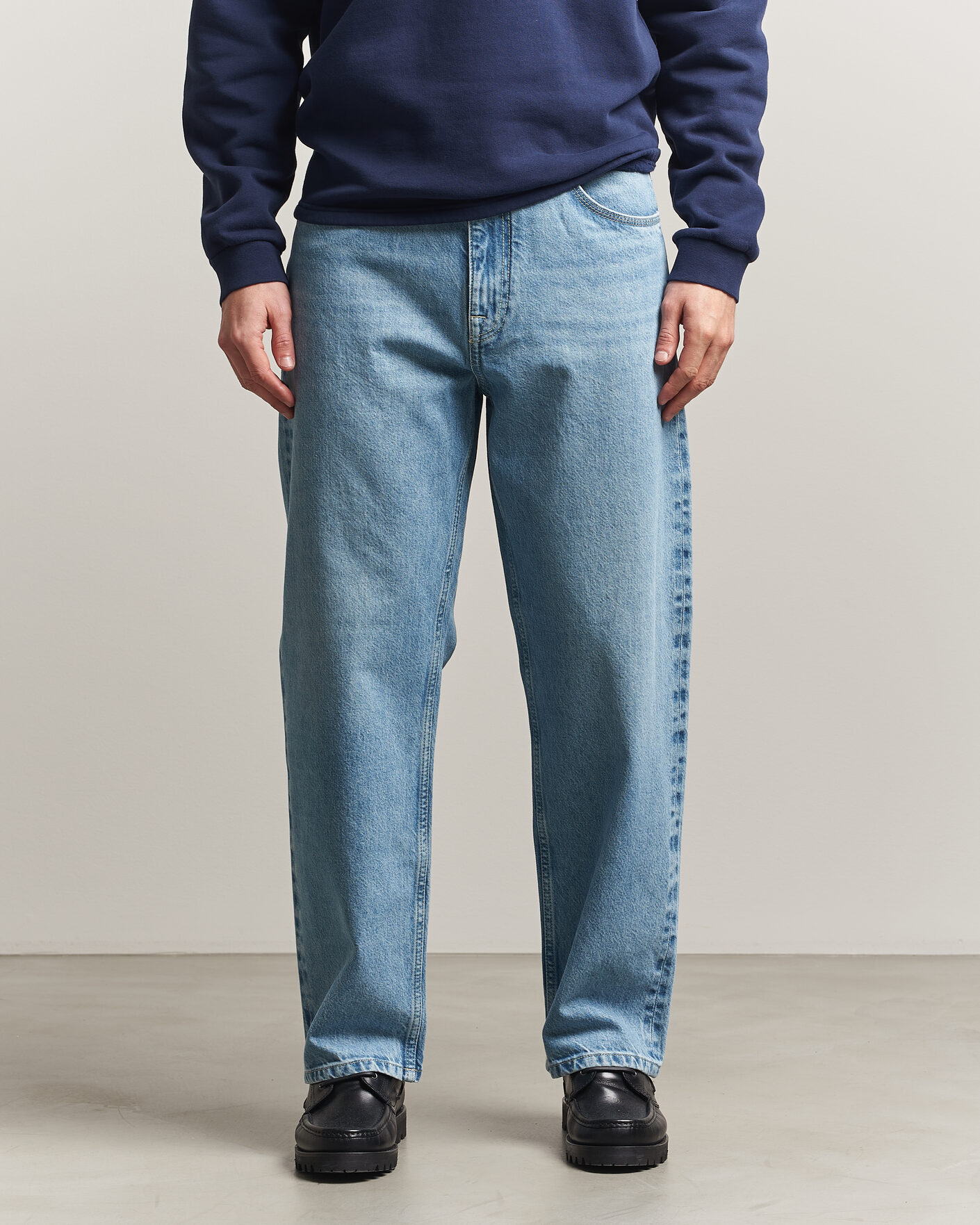 Herren | Hemden | NN07 | Otis Loose Fit Selvedge Jeans Light Blue