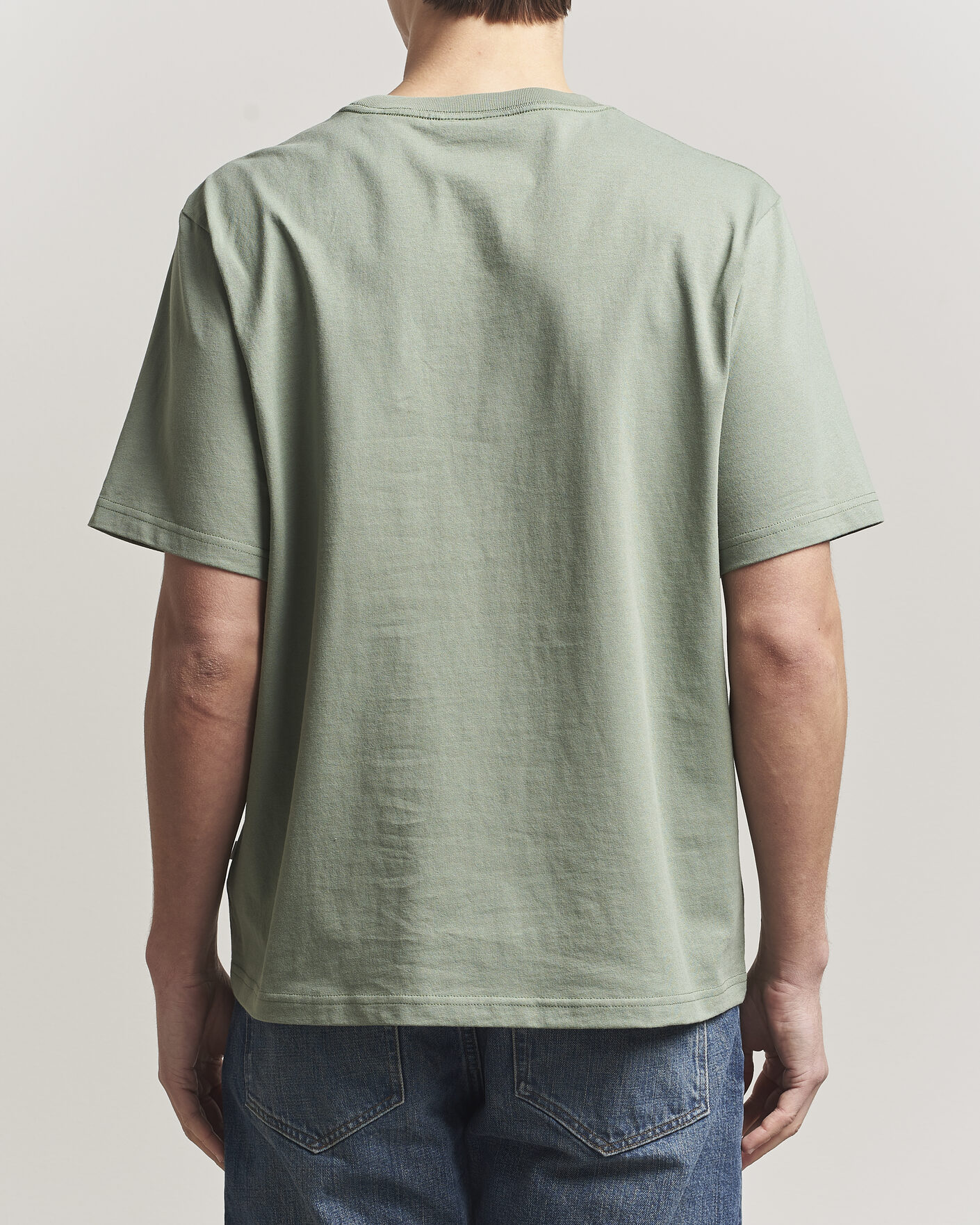 Herren | T-Shirts | NN07 | Jett Washed Crew Neck T-Shirt Sea Spray Green